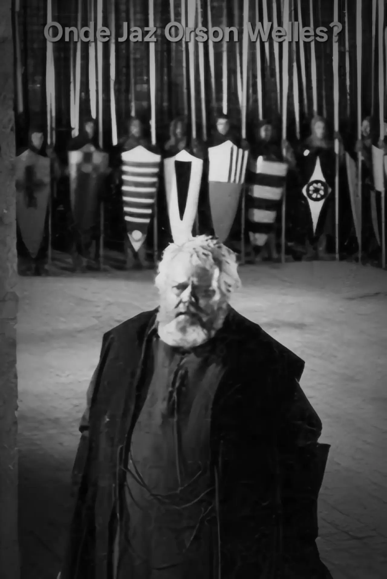 Movie poster "Onde Jaz Orson Welles?"