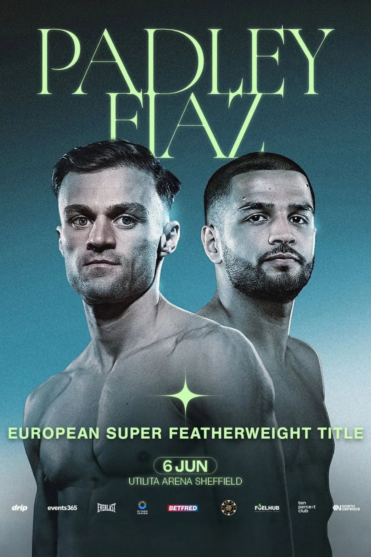 Movie poster "Josh Padley vs. Aqib Fiaz"