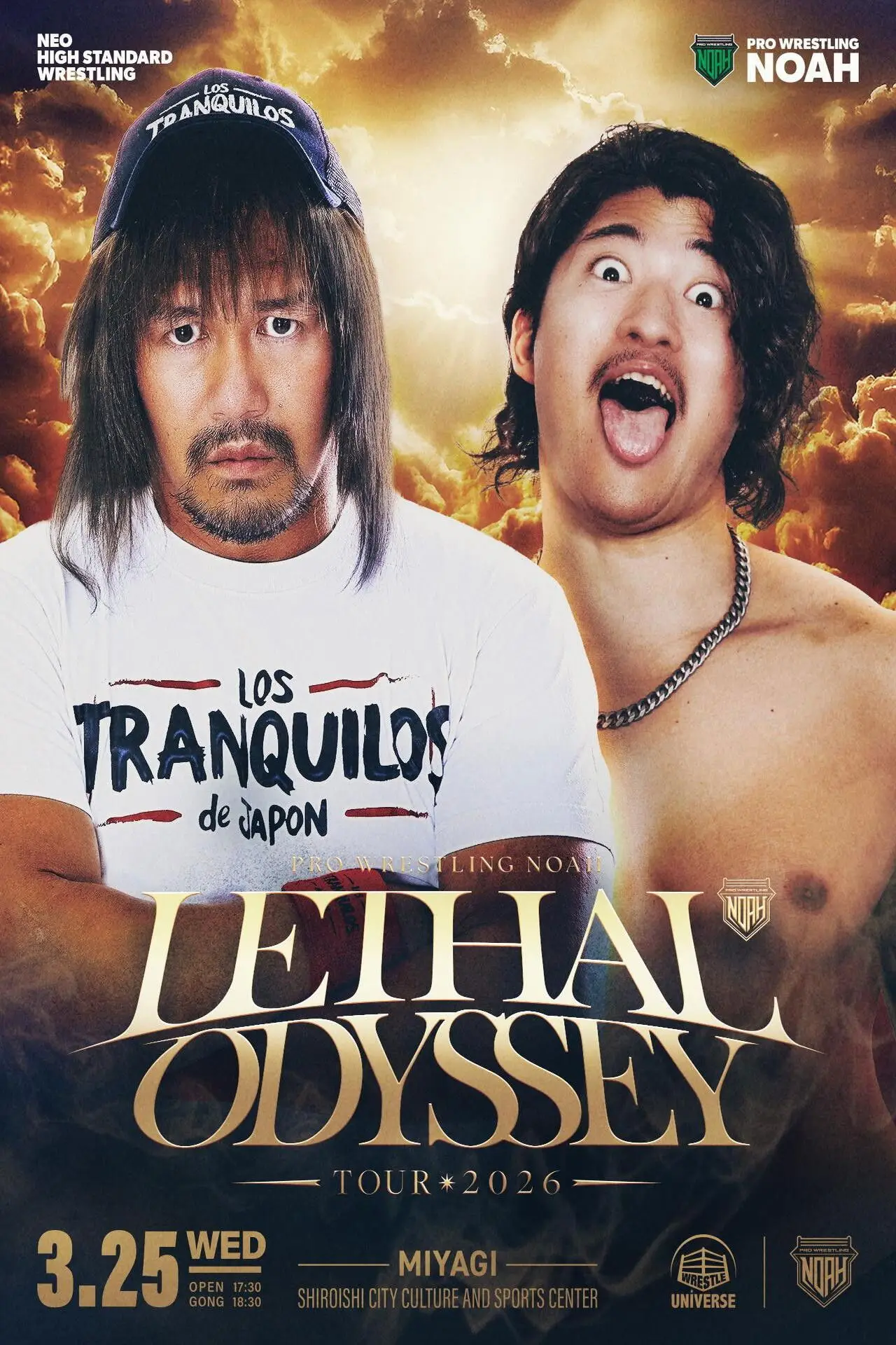 Movie poster "NOAH Lethal Odyssey Tour 2026"