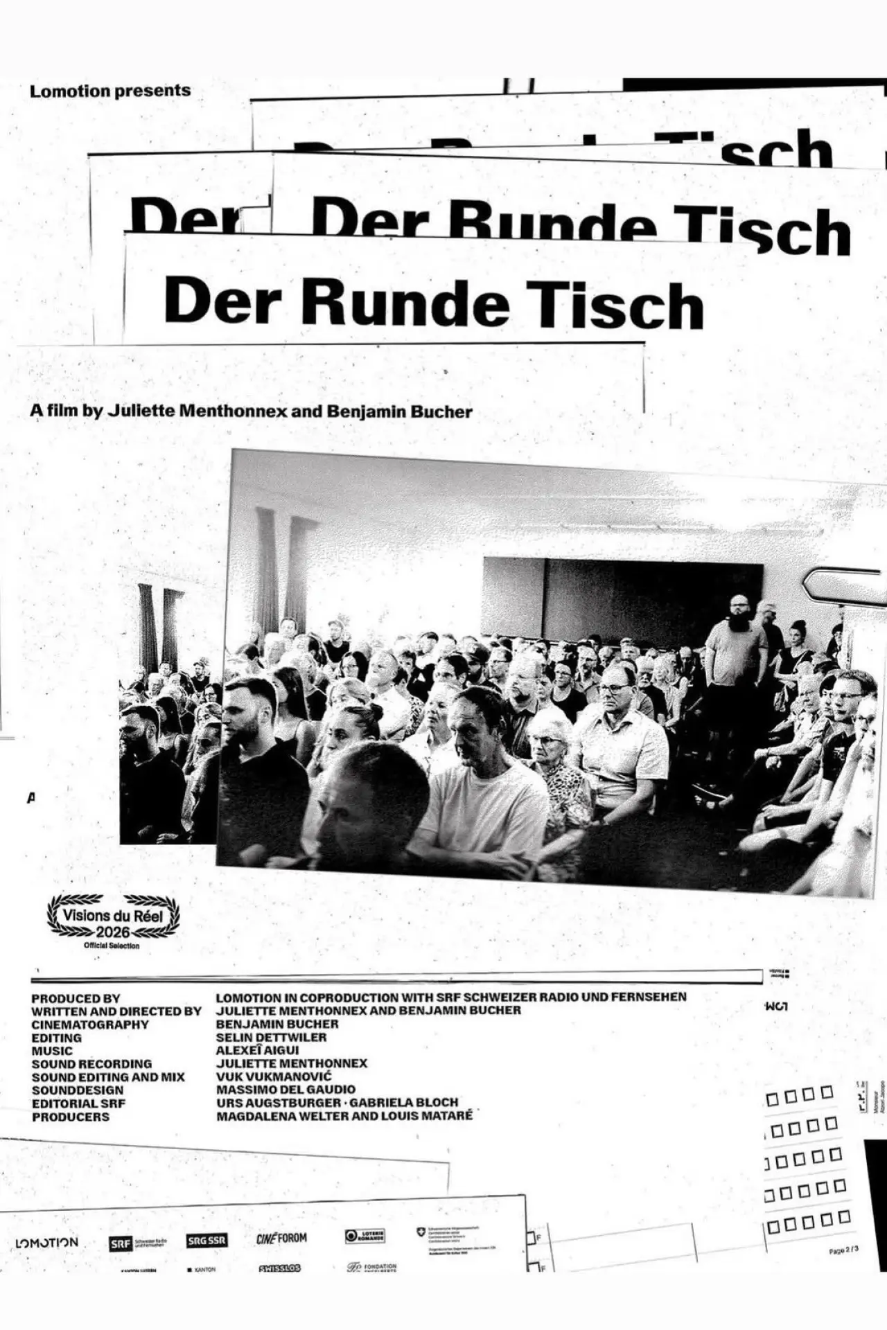 Movie poster "Der Runde Tisch"