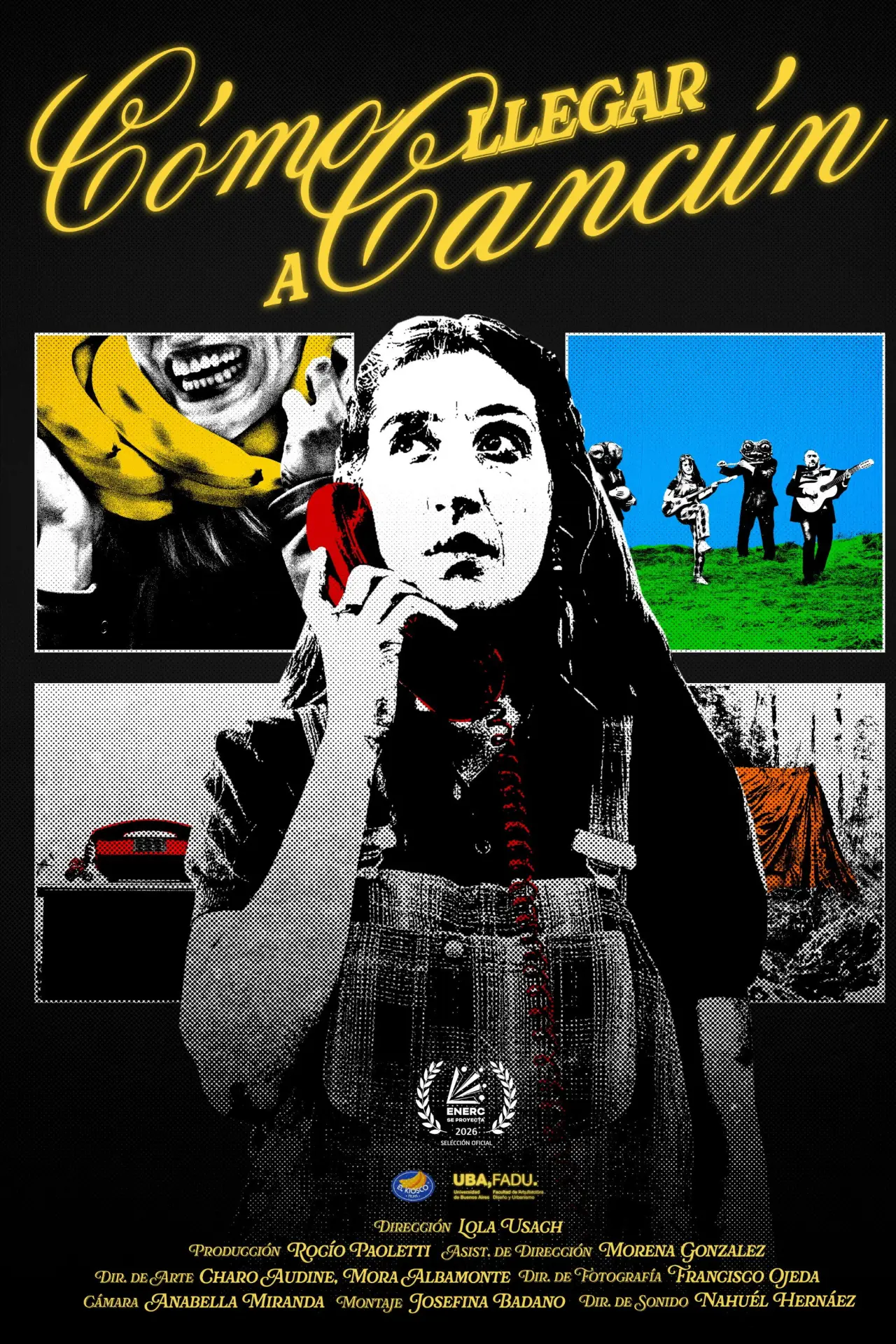 Movie poster "Cómo llegar a Cancún"