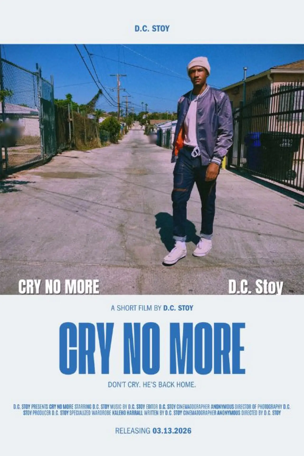 Movie poster "Cry No More"