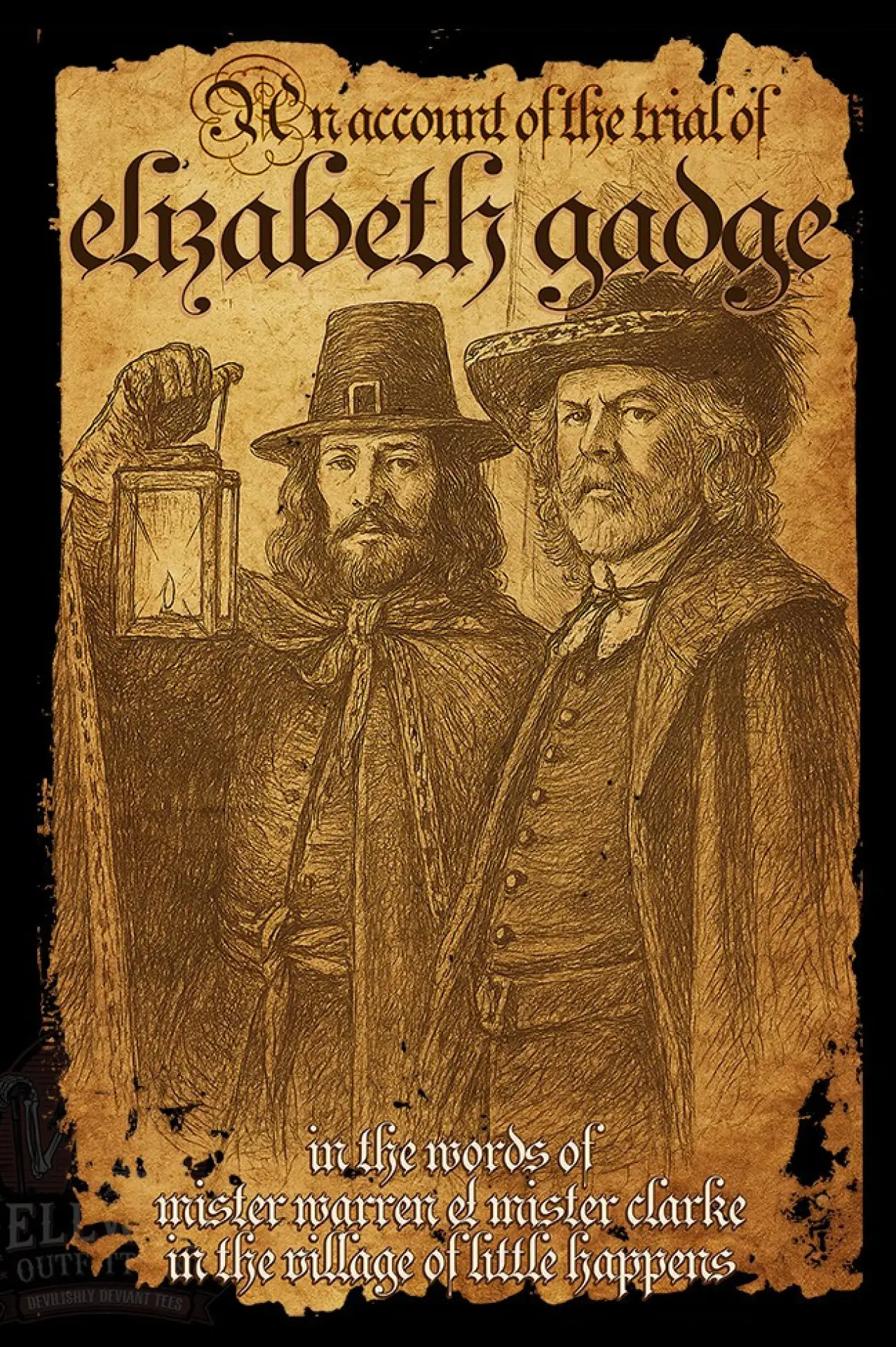 Movie poster "The Trial of Elizabeth Gadge"