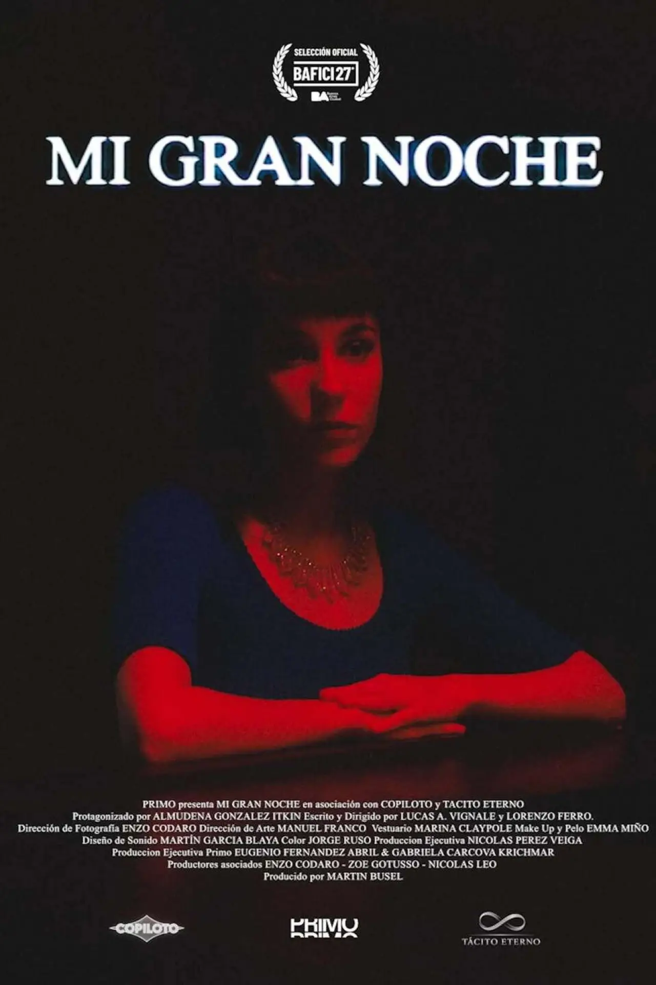 Movie poster "Mi gran noche"