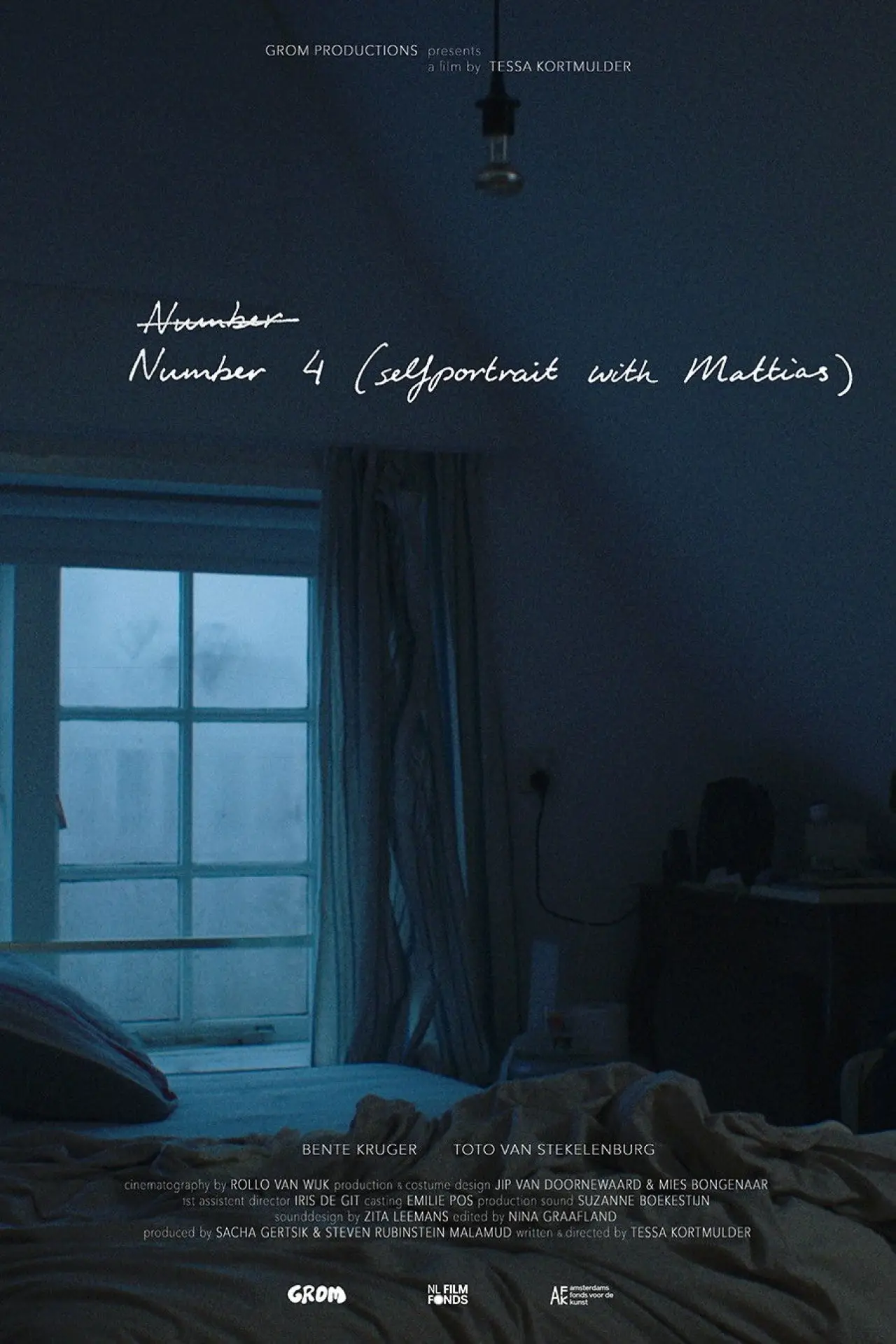 Movie poster "Nummer 4 (zelfportret met Mattias)"