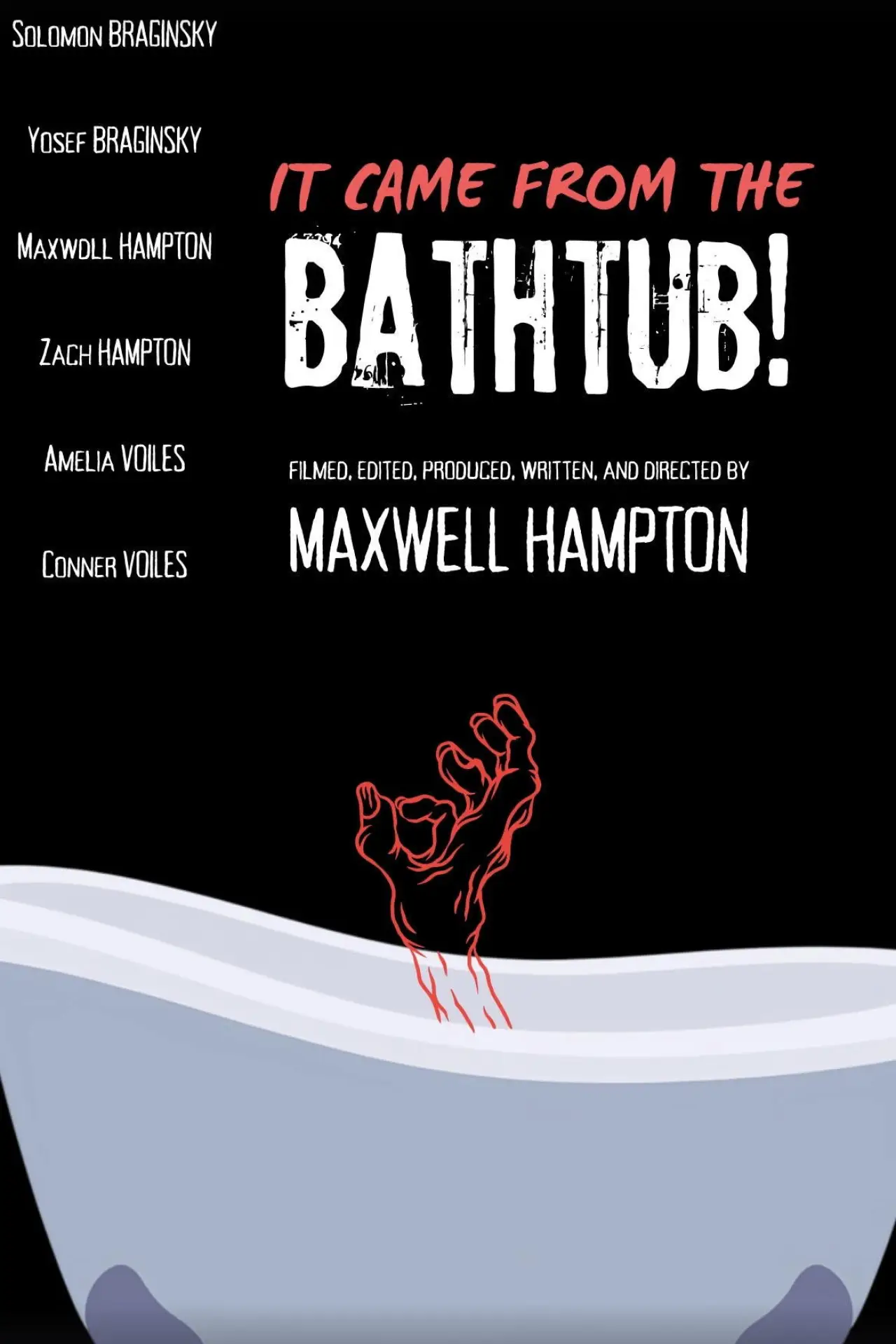 Movie poster "It Came From the Bathtub!"