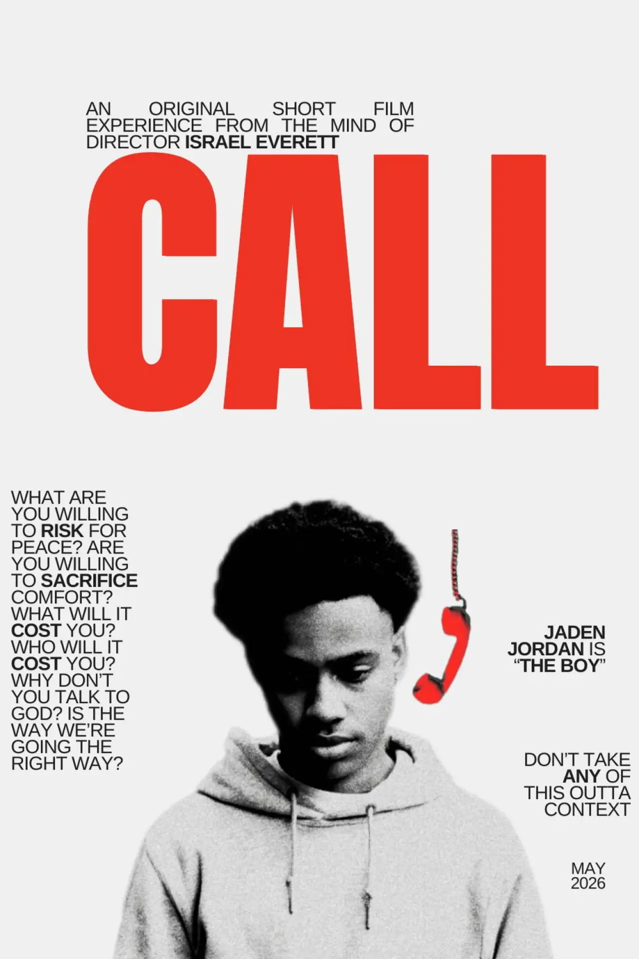 Movie poster "CALL"