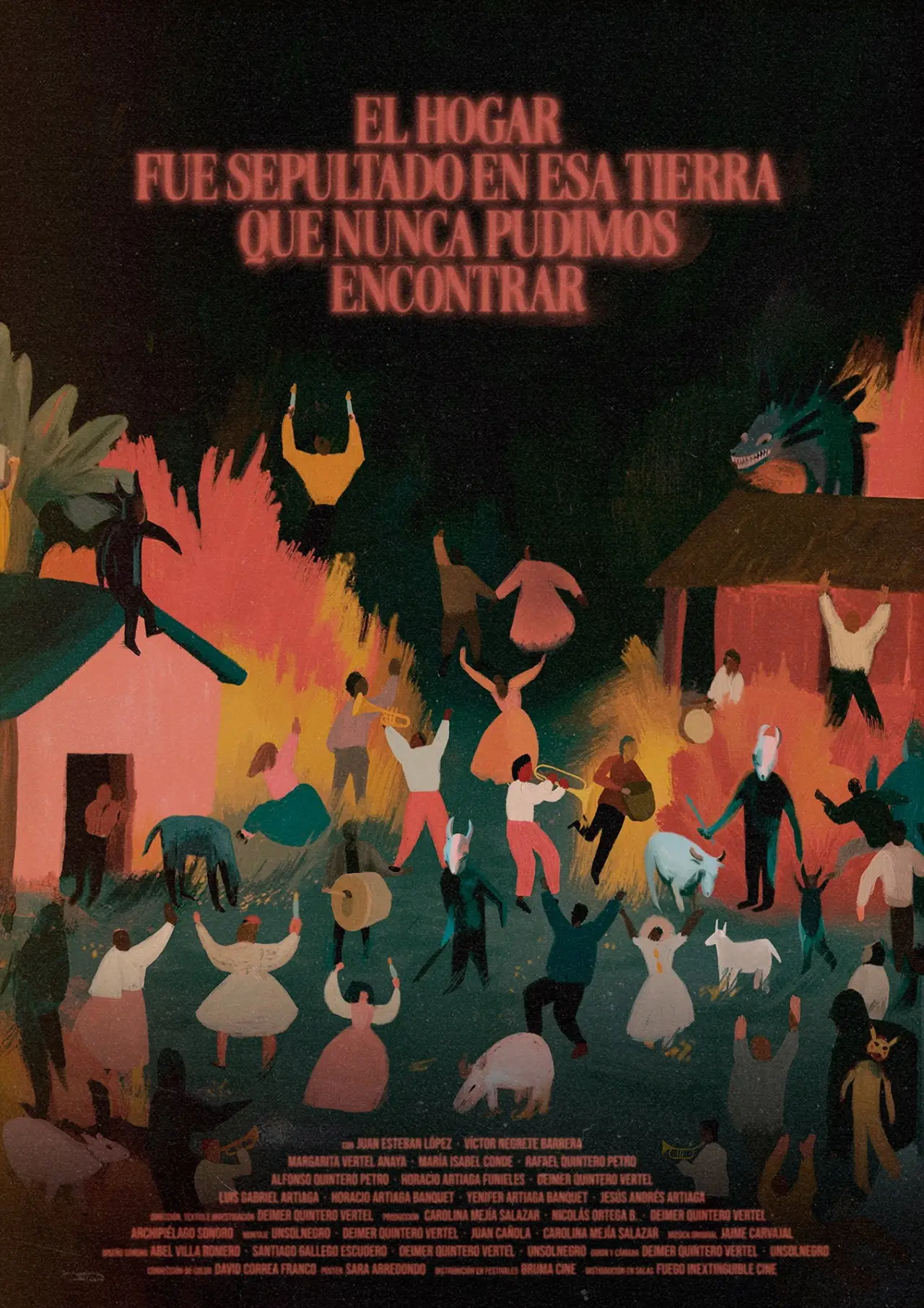 Movie poster "Our Home Was Buried in a Land We Could Never Find"