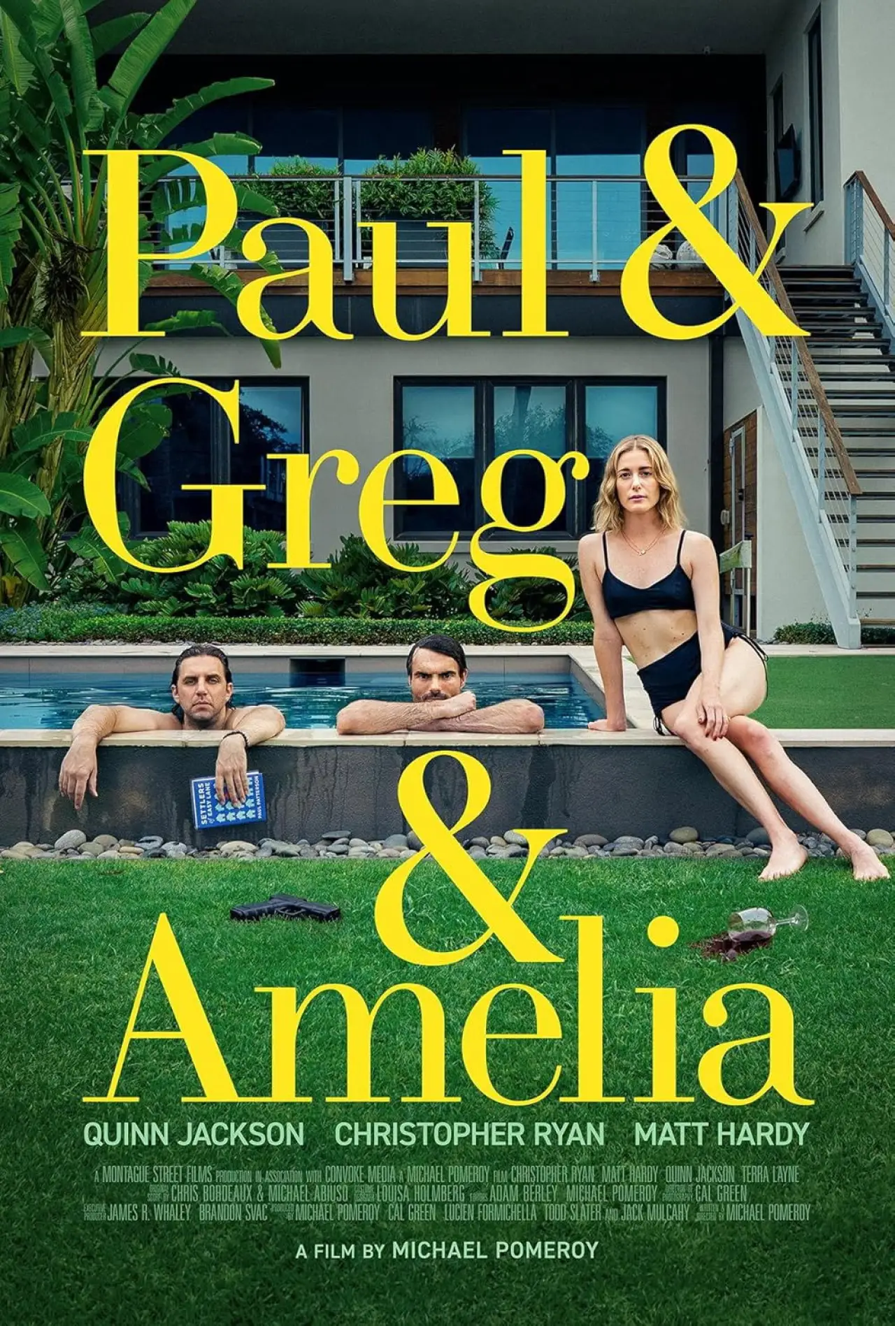 Movie poster "Paul and Greg and Amelia"