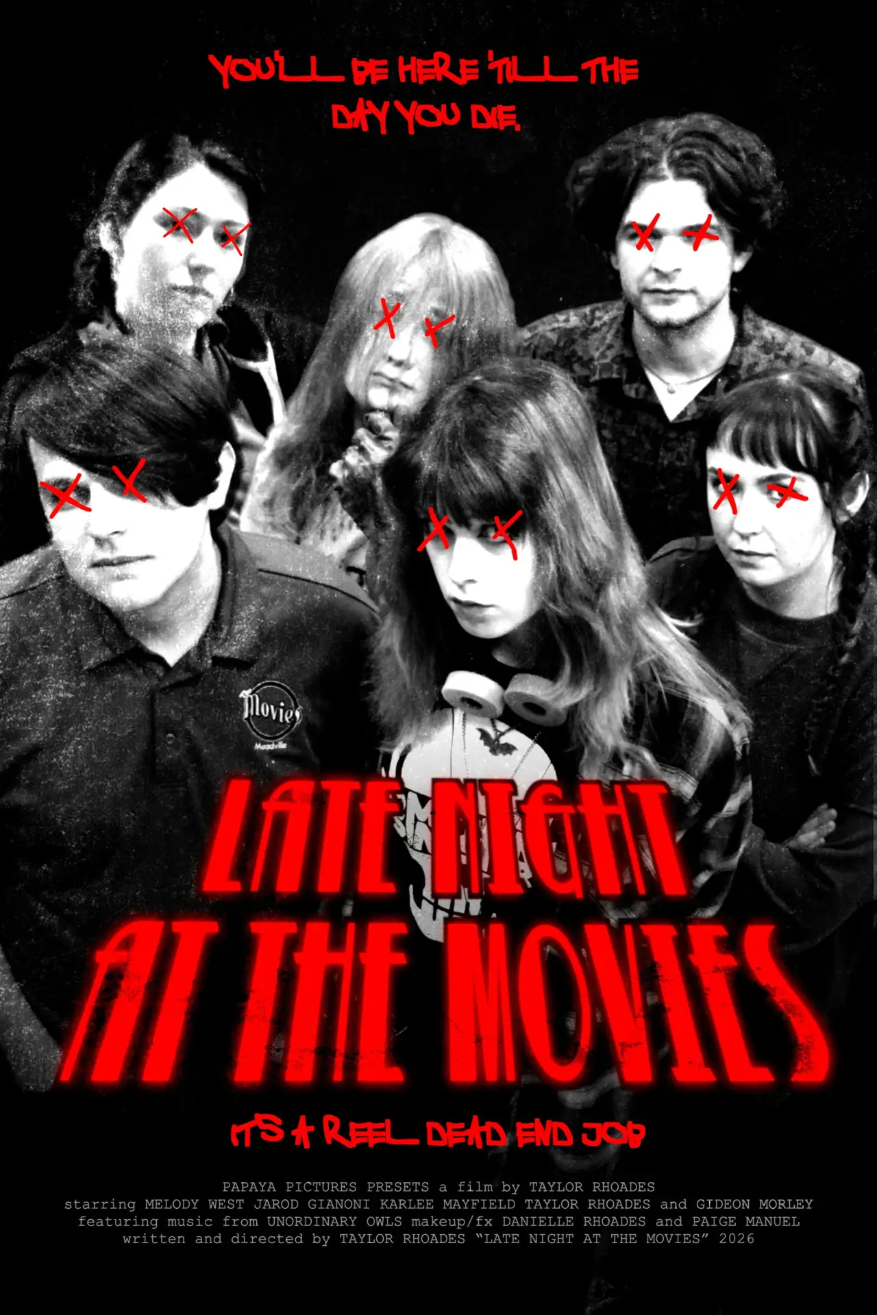 Movie poster "Late Night At The Movies"
