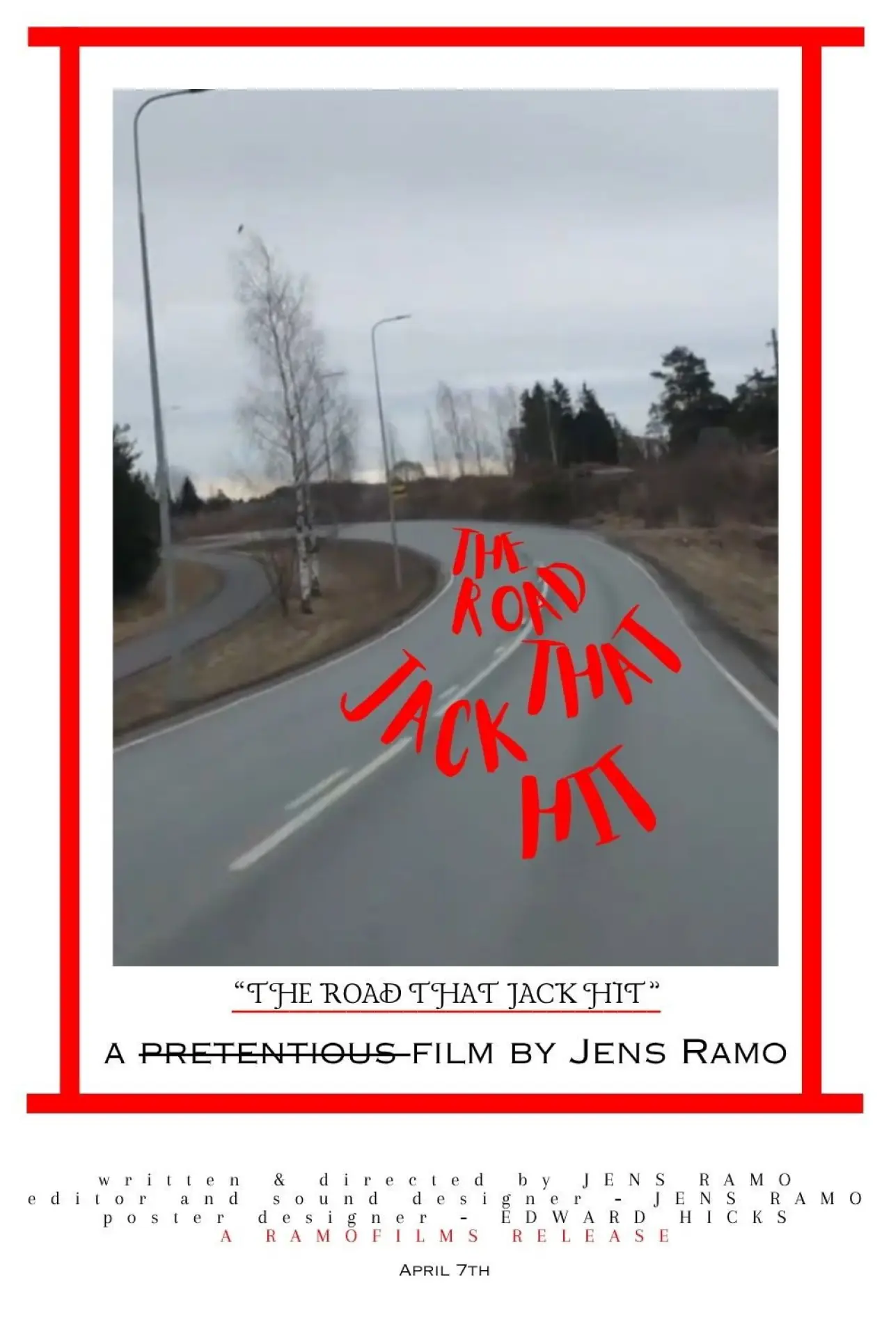 Movie poster "The Road That Jack Hit"