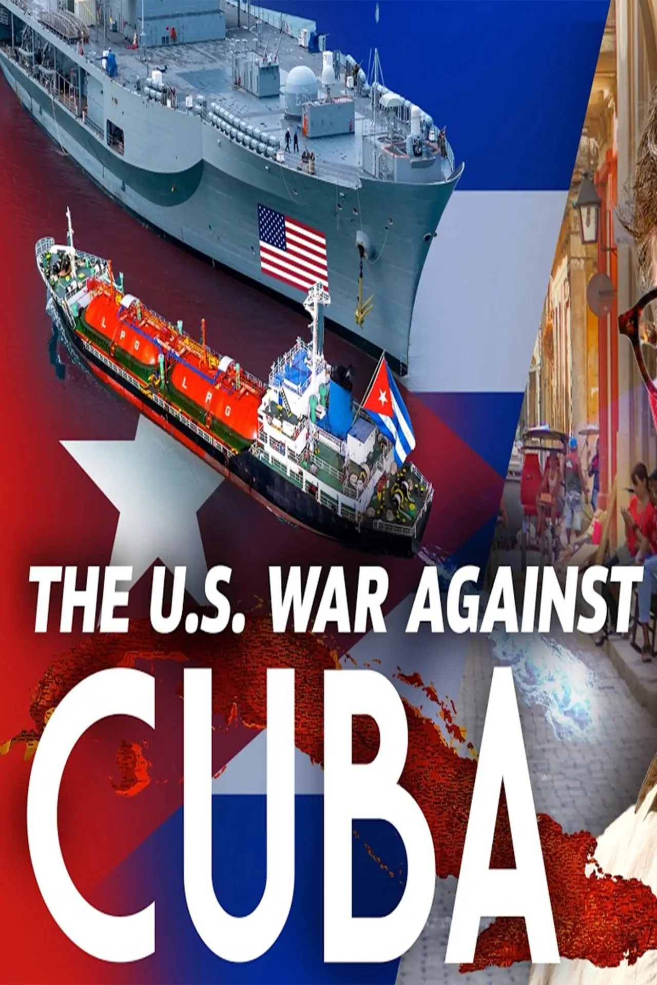 Movie poster "The American War Against Cuba"