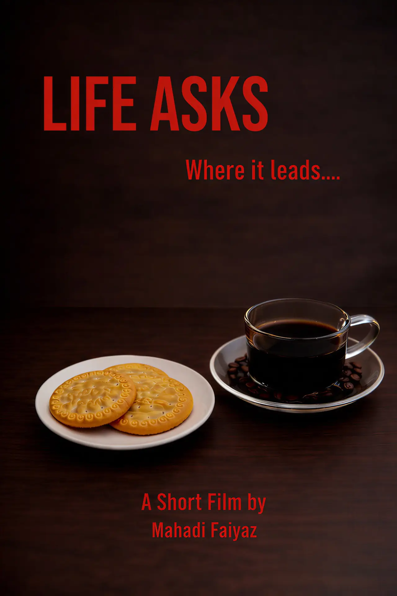 Movie poster "Life Asks"