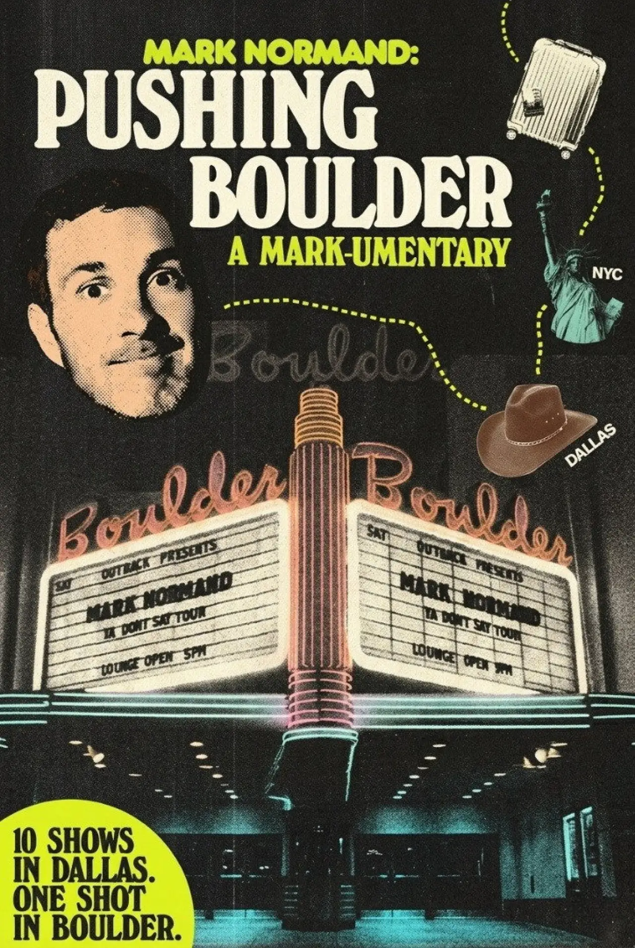 Movie poster "Pushing Boulder: A Mark-umentary"