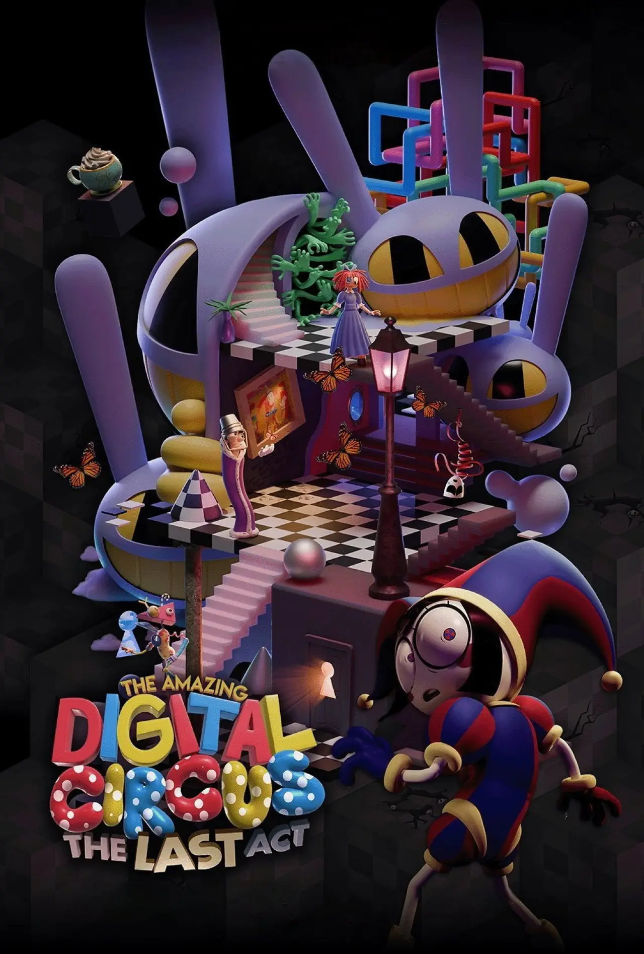 Movie poster "The Amazing Digital Circus: The Last Act"