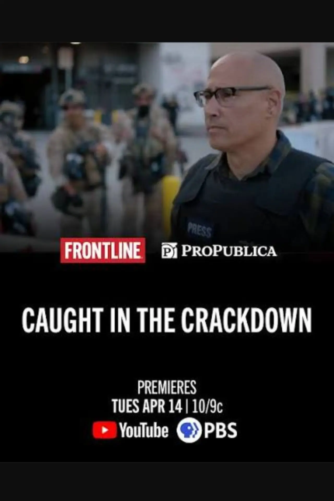 Movie poster "Caught in the Crackdown"