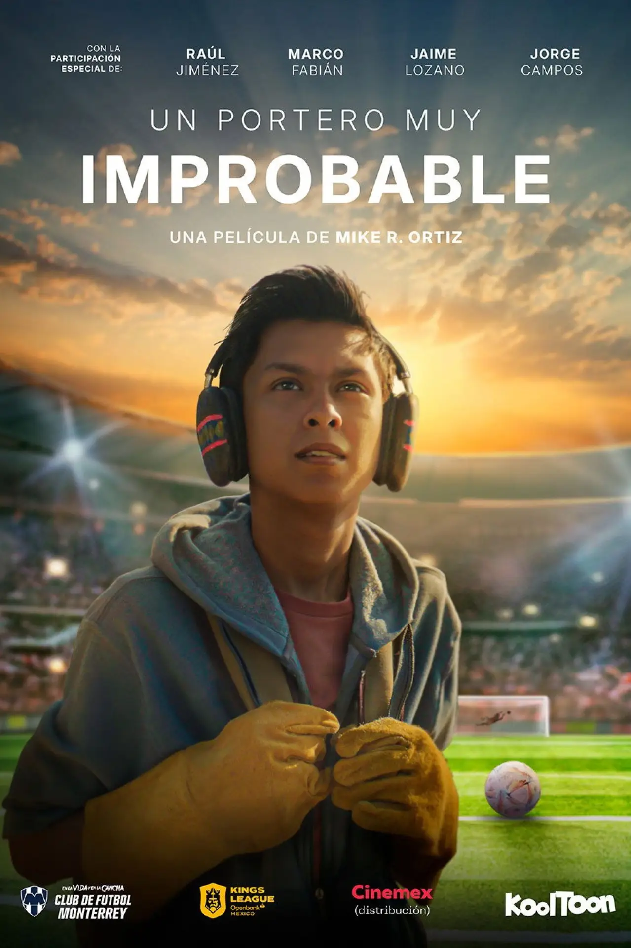 Movie poster "A Very Unlikely Goalkeeper"