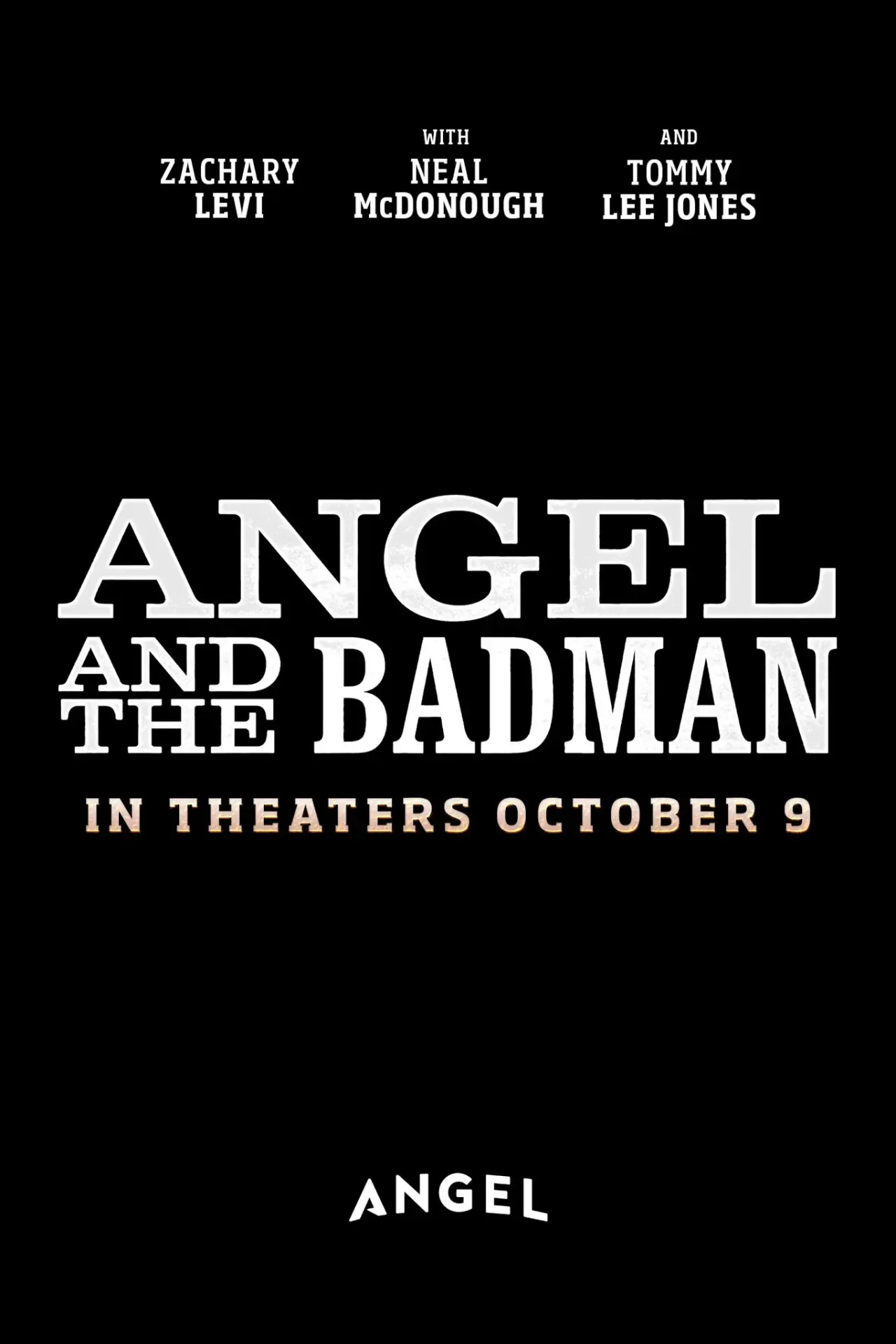 Movie poster "Angel and the Badman"