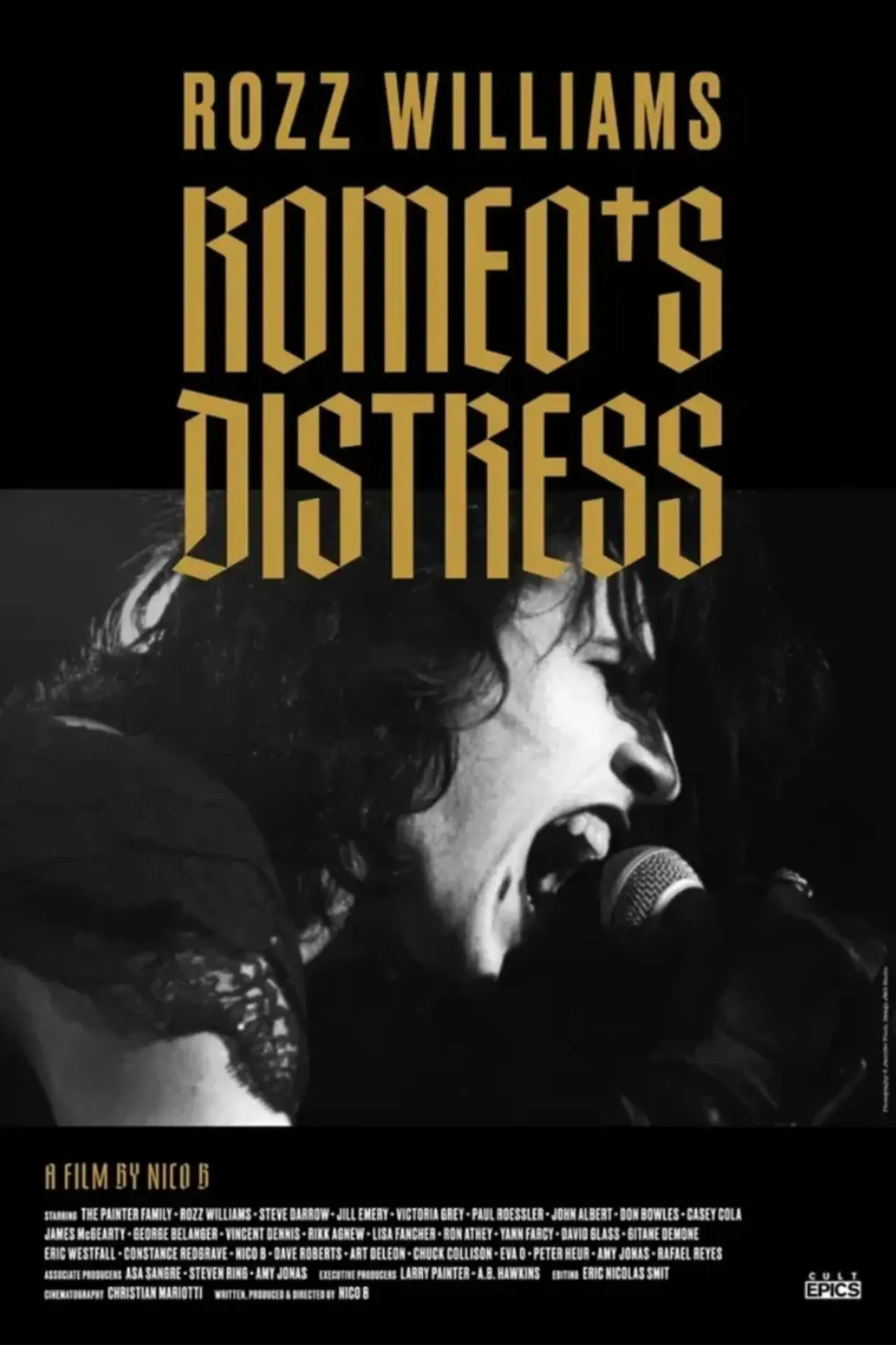 Movie poster "Rozz Williams: Romeo’s Distress"