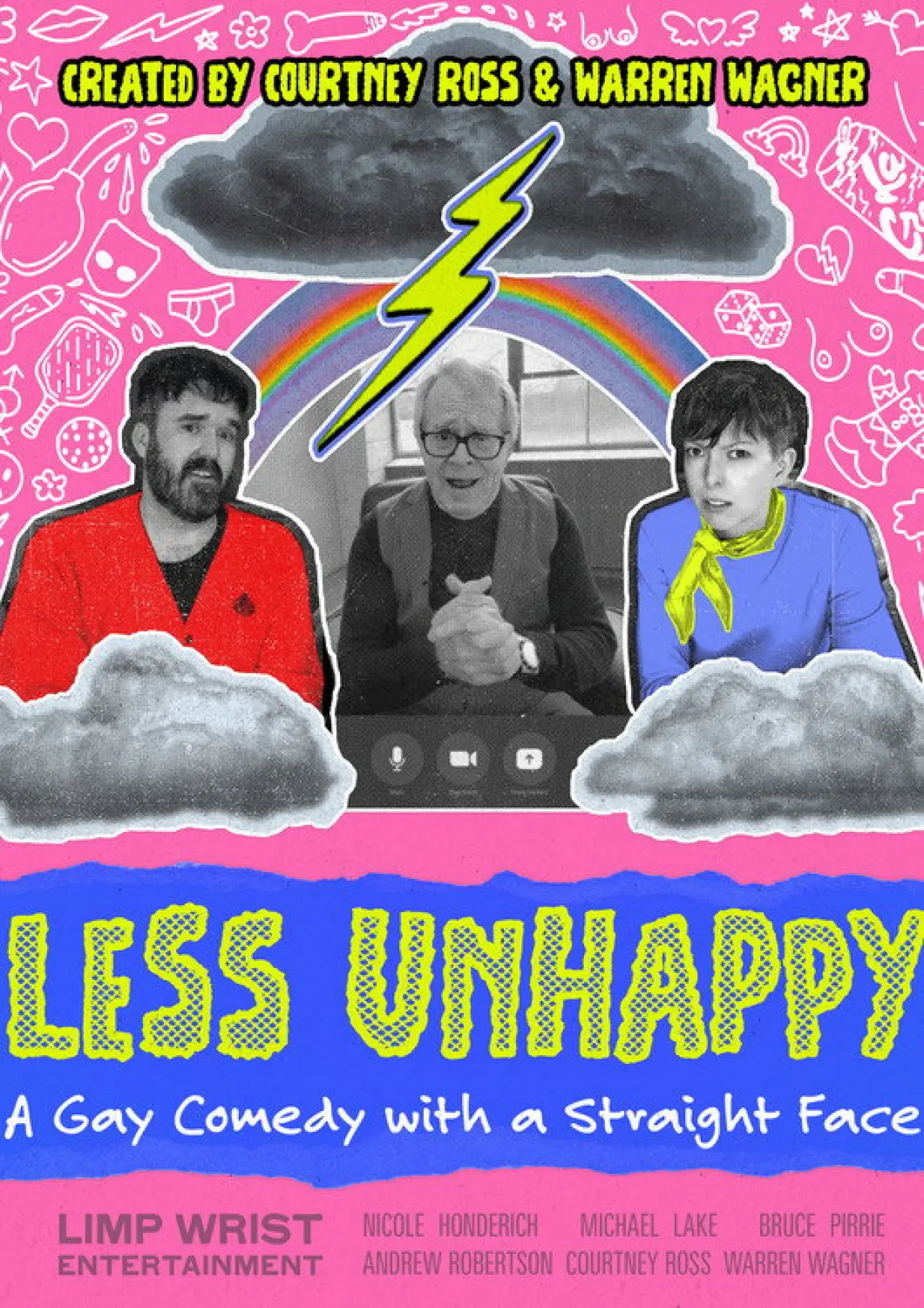 Movie poster "Less Unhappy"