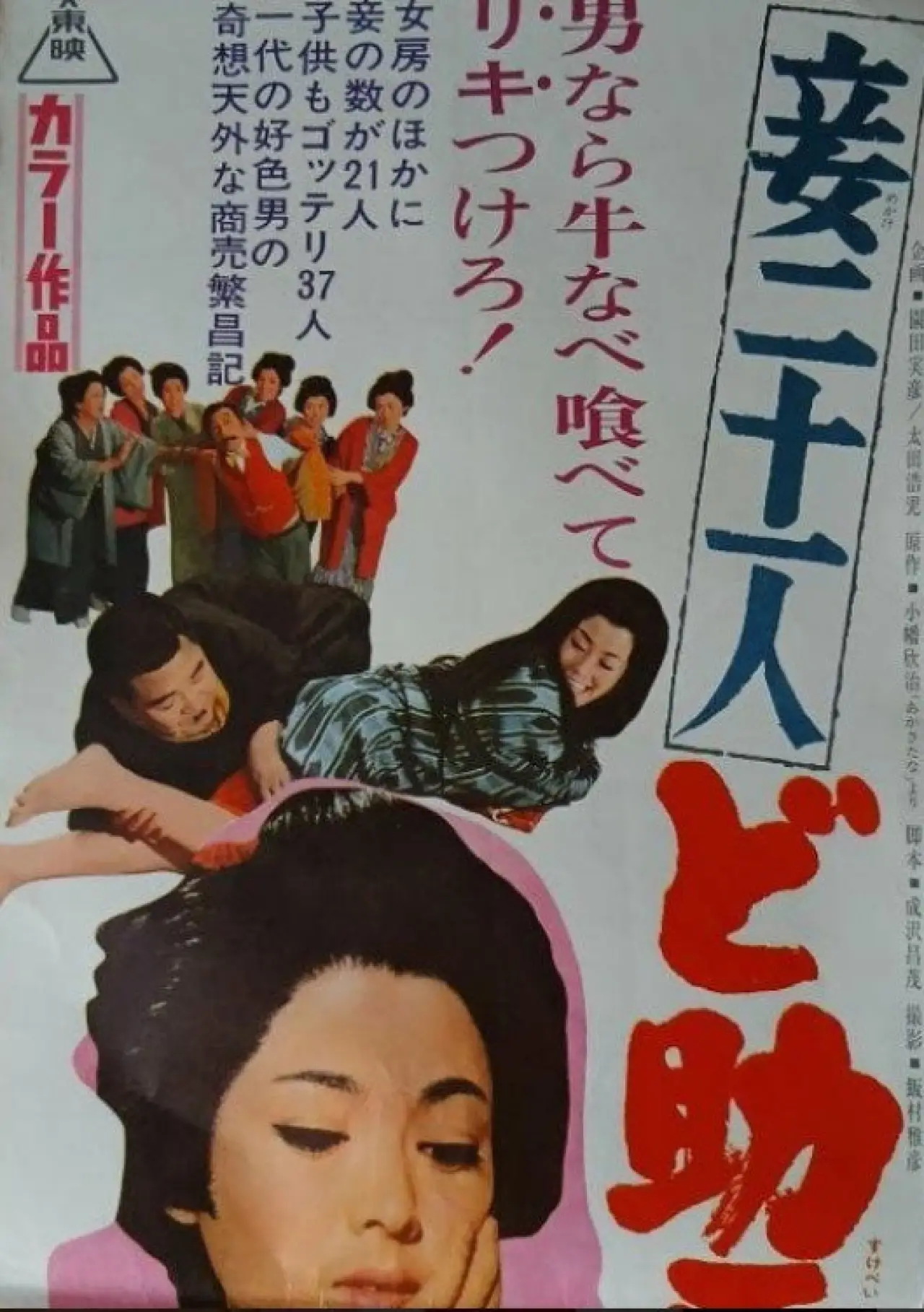 Movie poster "Twenty-One Concubines: The Life of a Pervert"