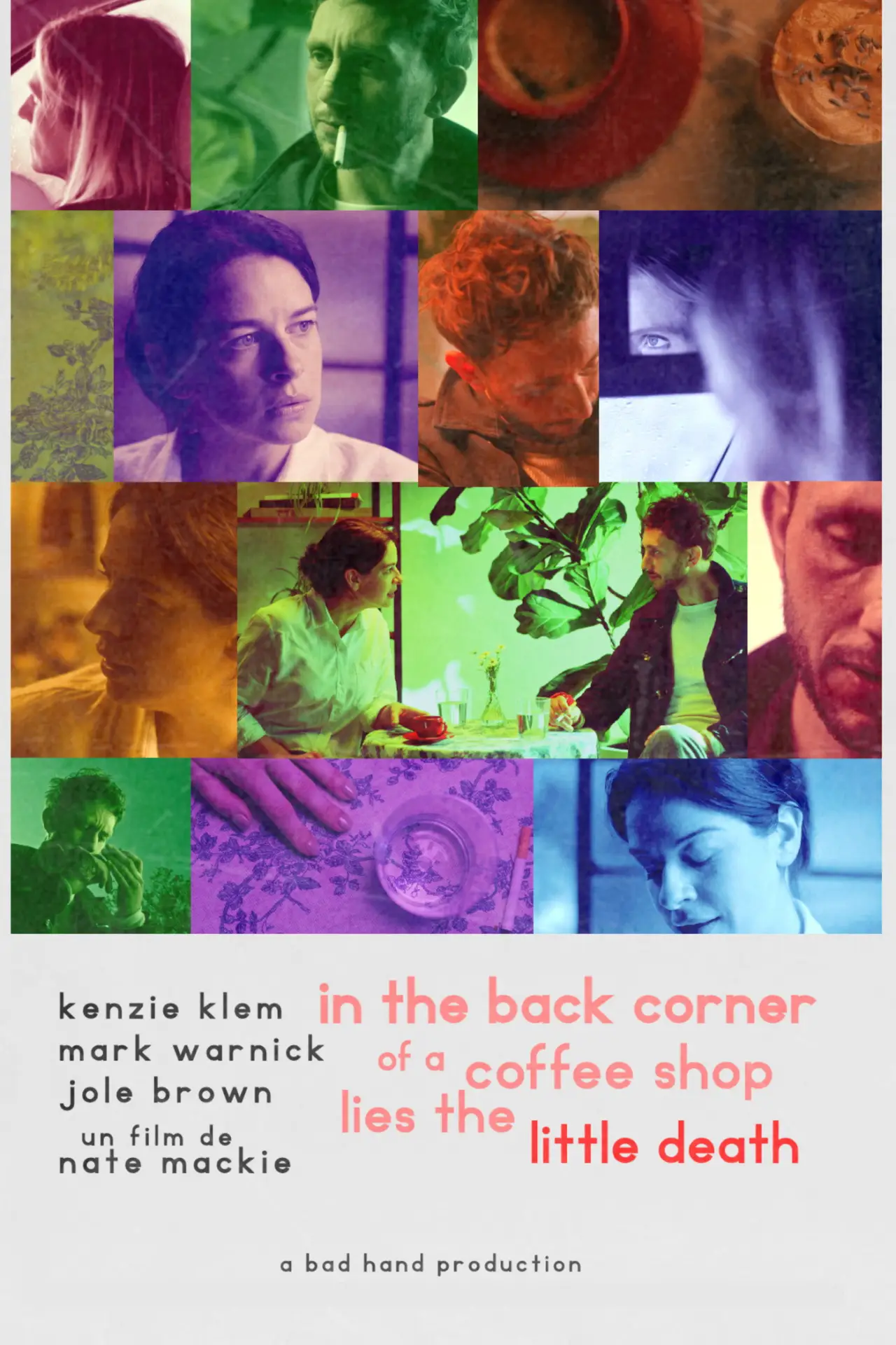 Movie poster "In The Back Corner of a Coffee Shop Lies The Little Death"