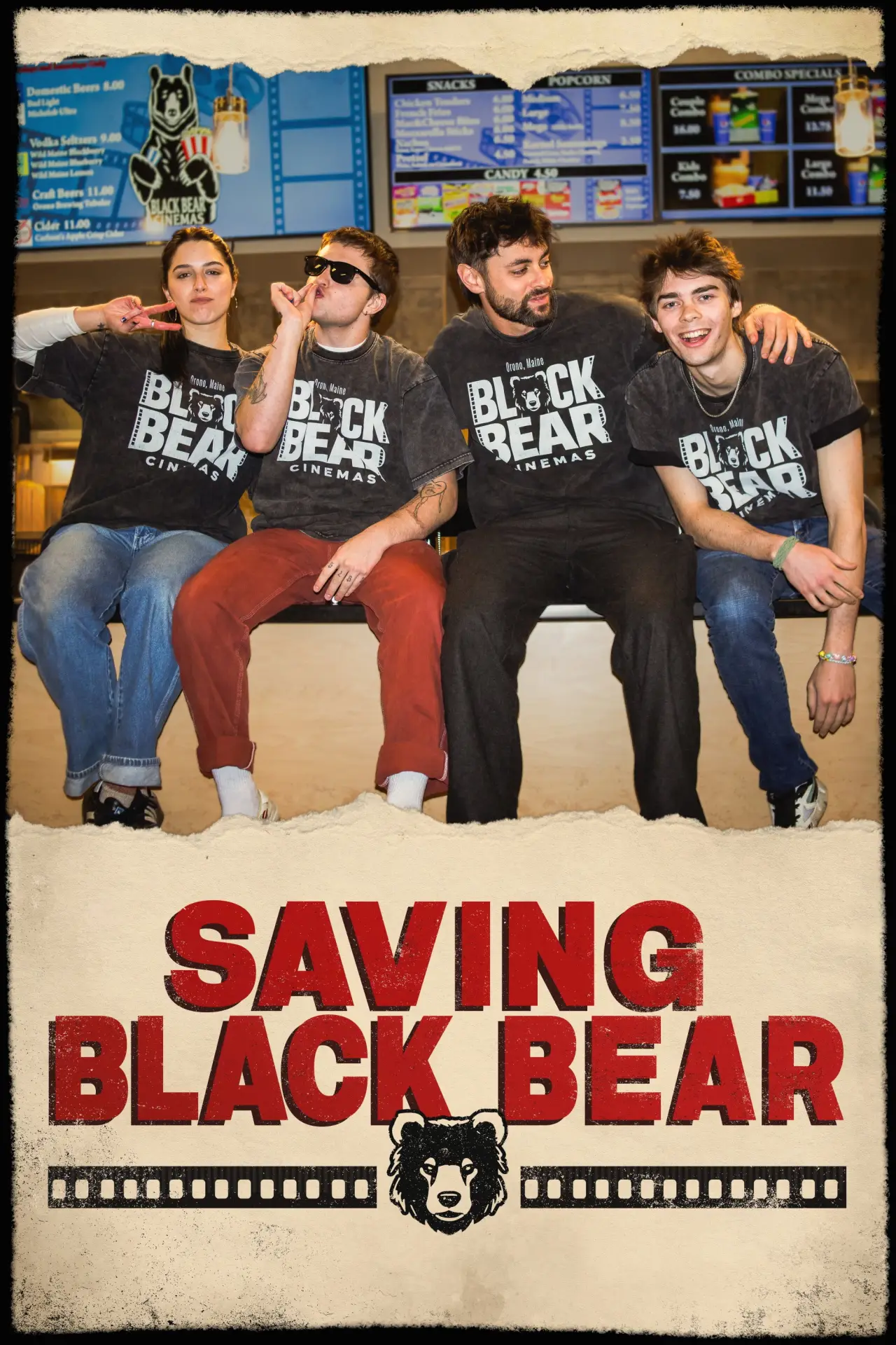 Movie poster "Saving Black Bear"