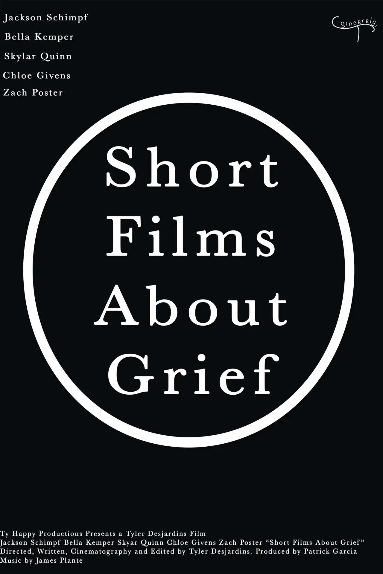Movie poster "Short Films About Grief"