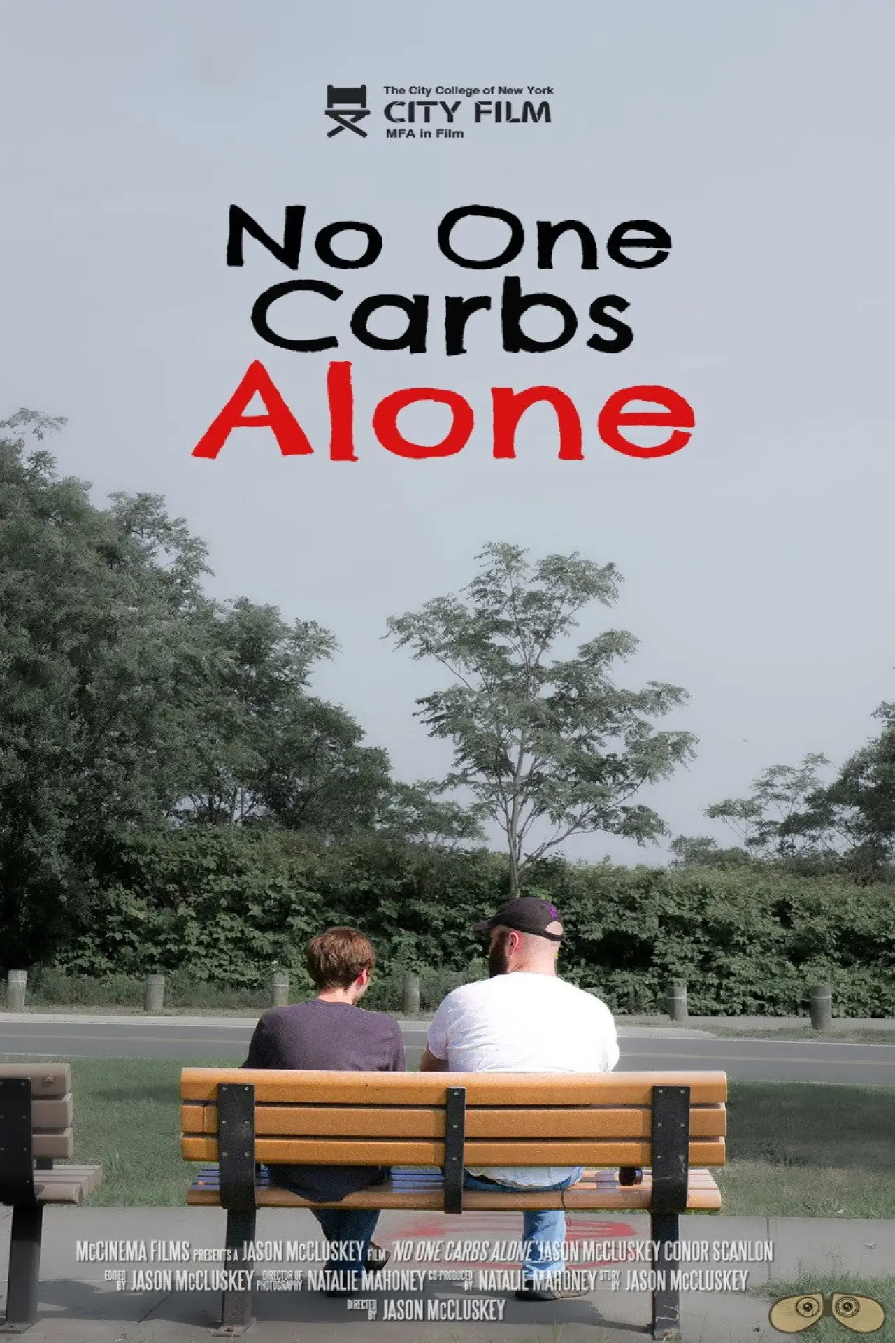 Movie poster "No One Carbs Alone"