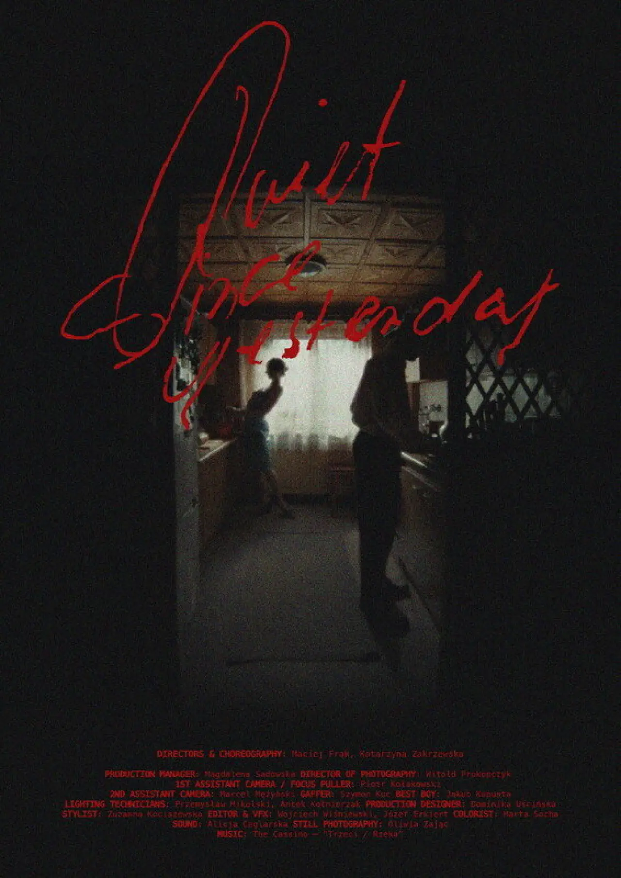 Movie poster "Quiet Since Yesterday"