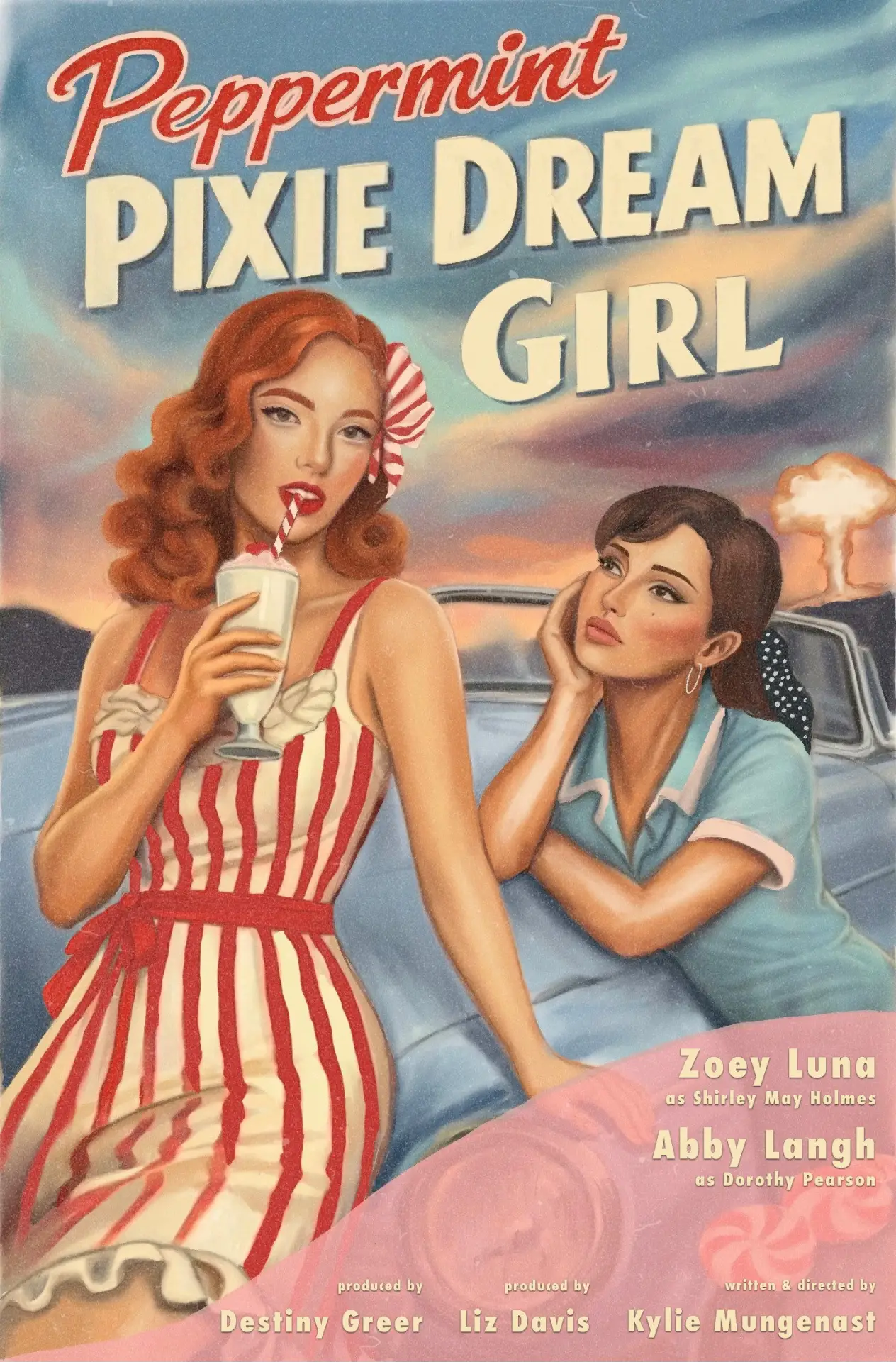 Movie poster "Peppermint Pixie Dream Girl"