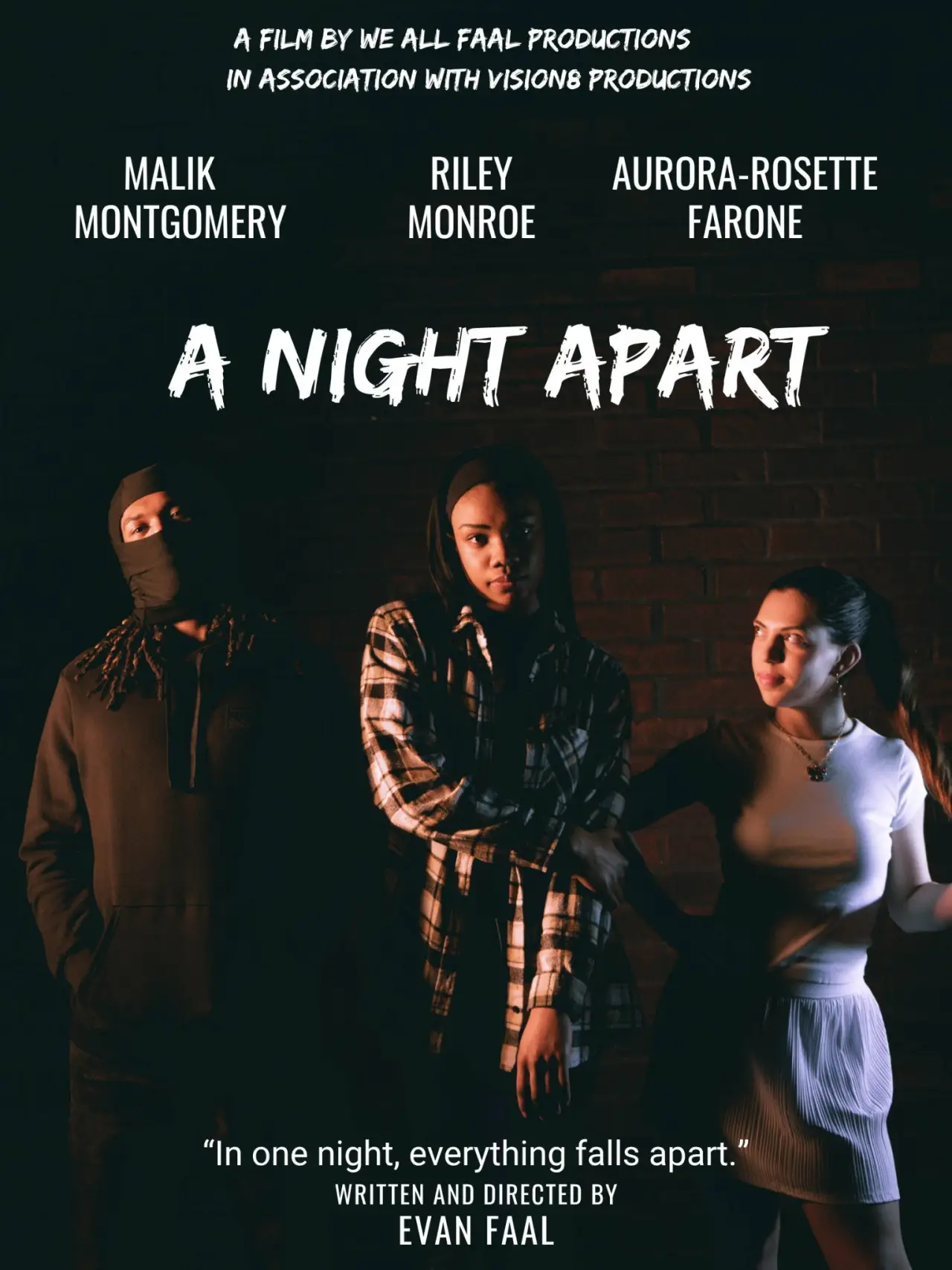 Movie poster "A Night Apart"