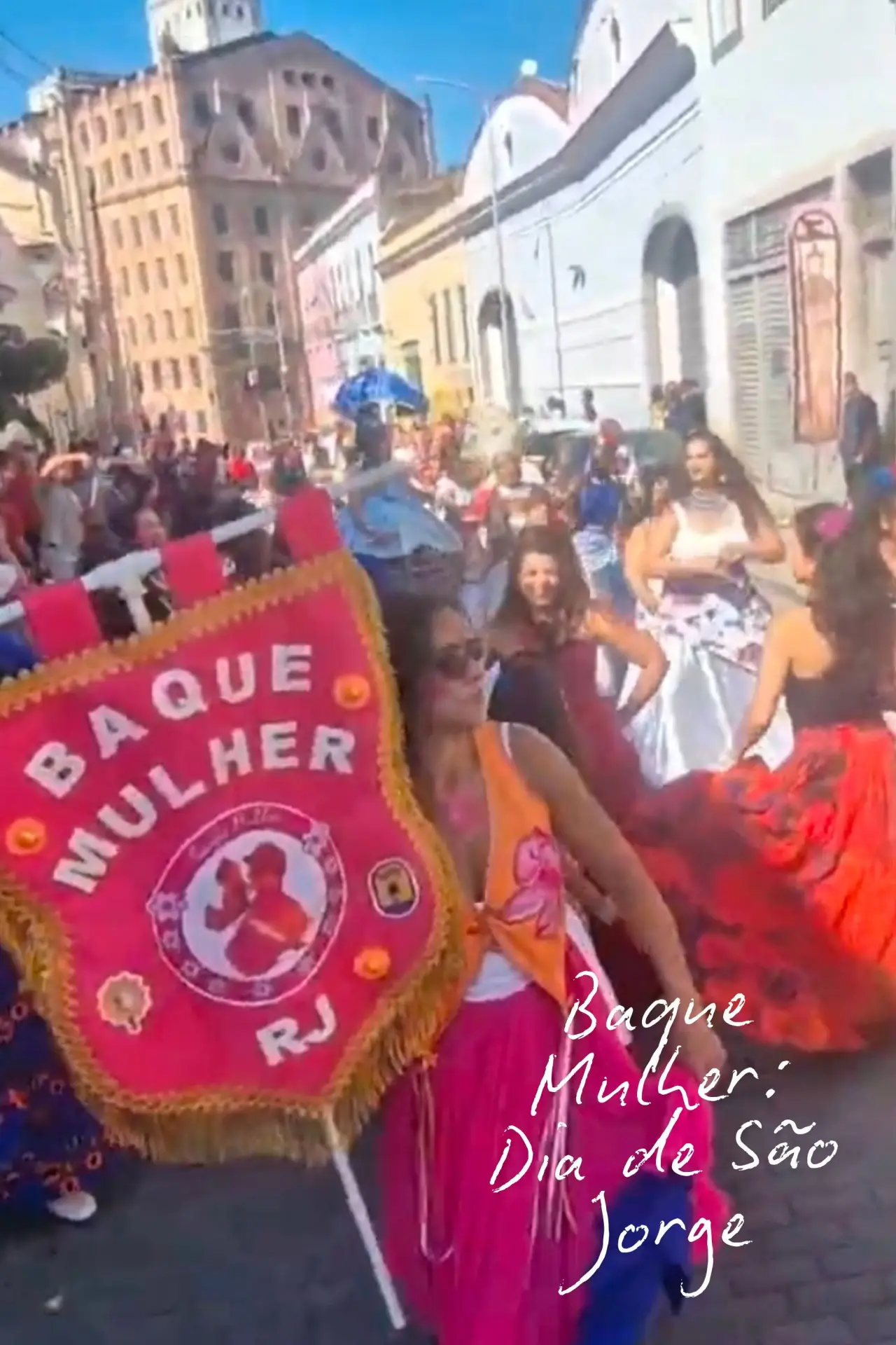Movie poster "Baque Mulher: Dia de São Jorge"