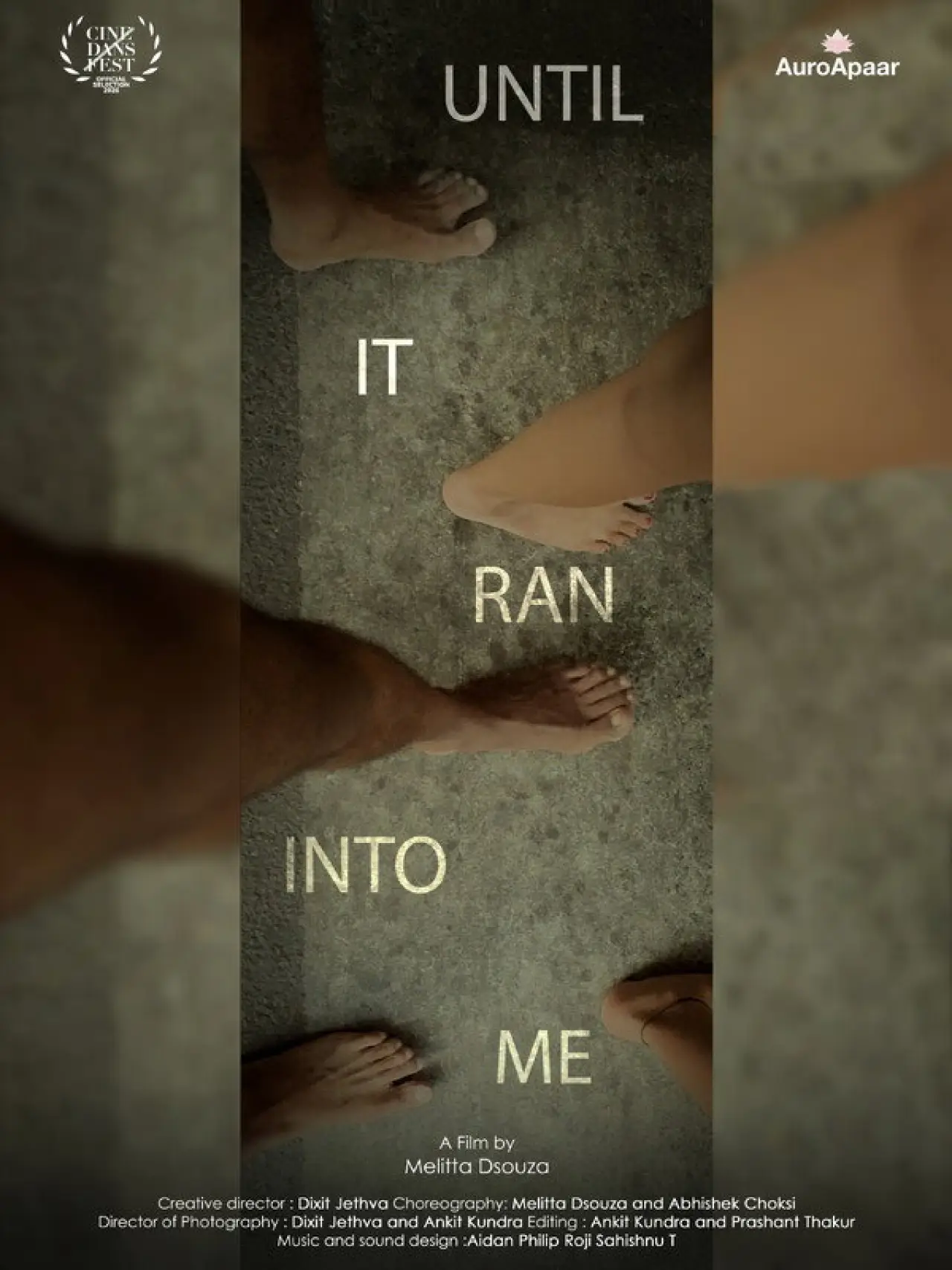 Movie poster "Until It Ran Into Me"