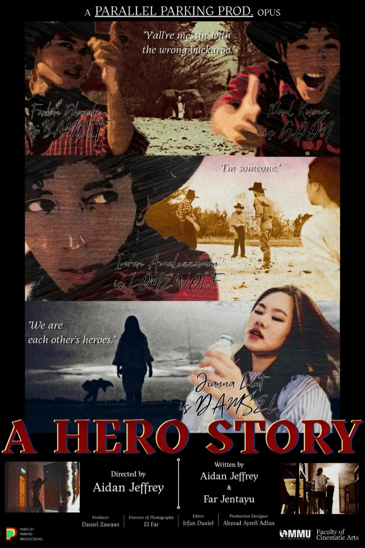 Movie poster "A Hero Story"