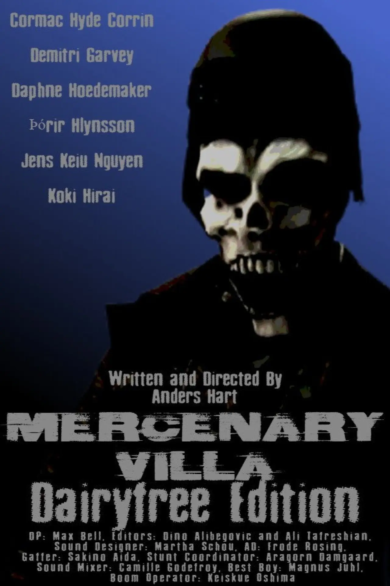 Movie poster "Mercenary Villa: Dairy Free Edition"