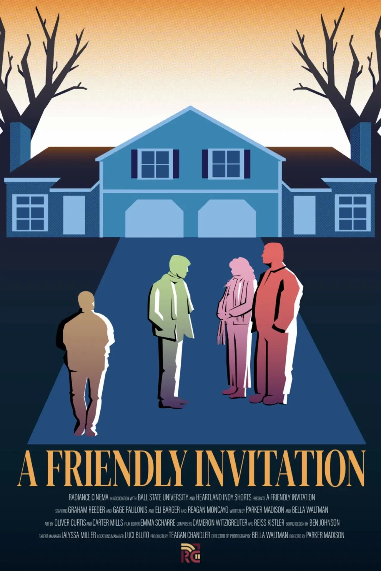 Movie poster "A Friendly Invitation"