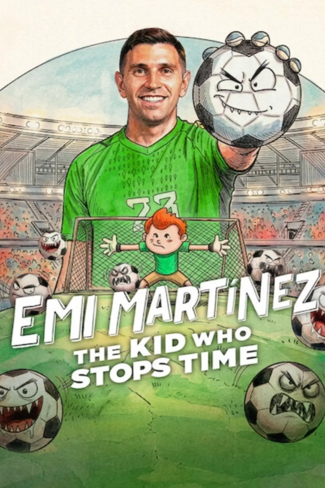 Movie poster "Emi Martínez: The Kid Who Stops Time"