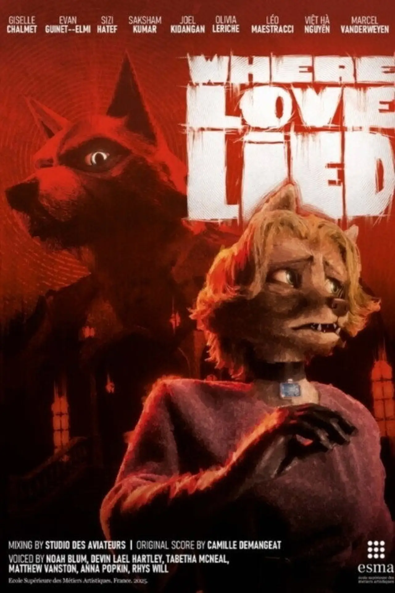 Movie poster "Where Love Lied"