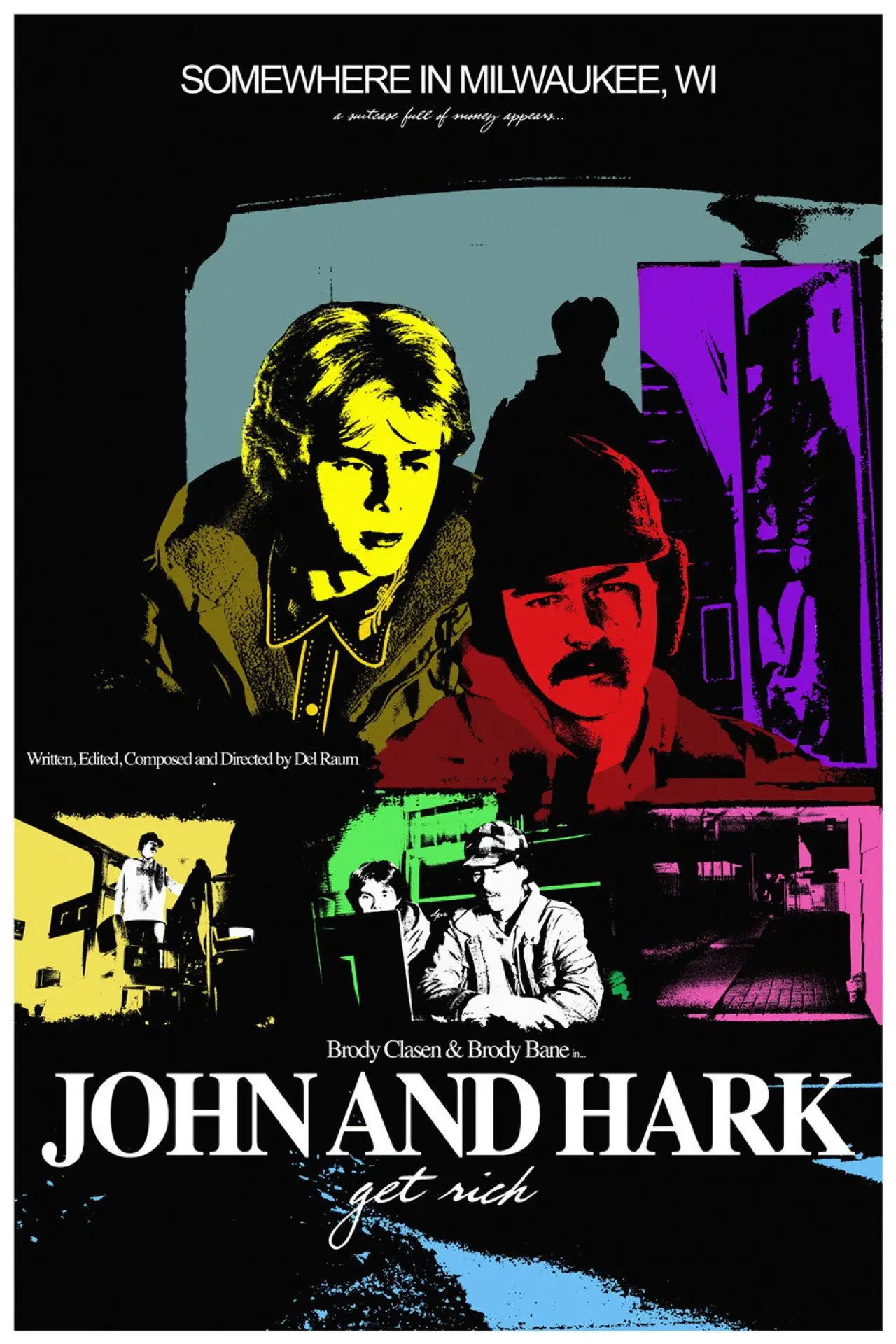 Movie poster "John and Hark Get Rich"