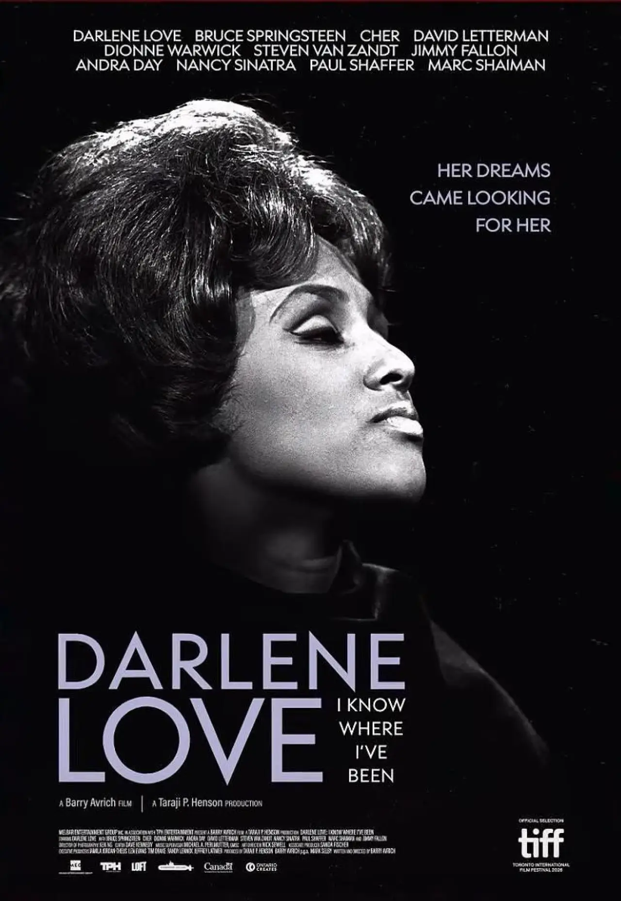 Movie poster "Darlene Love: I Know Where I