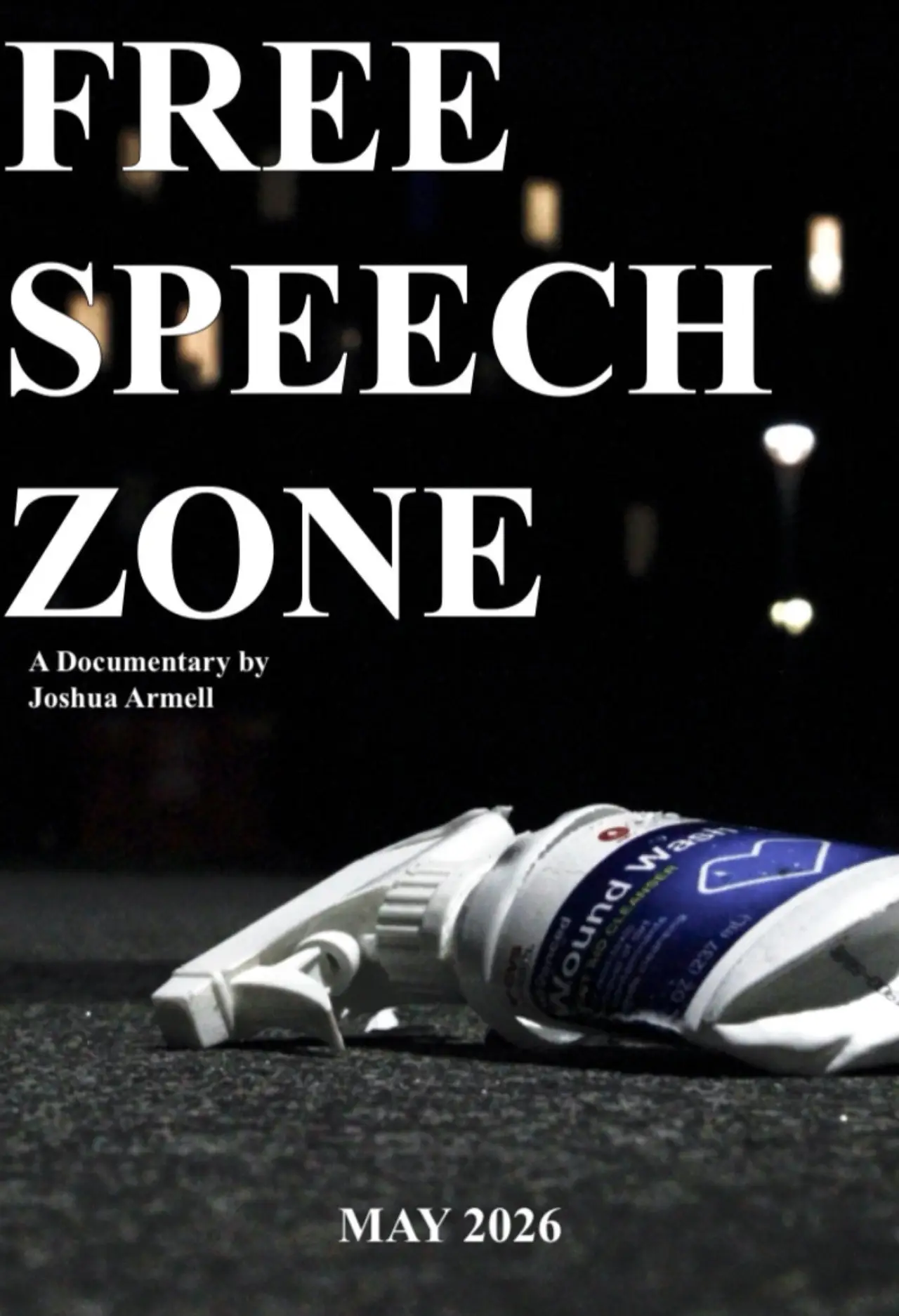 Movie poster "Free Speech Zone"