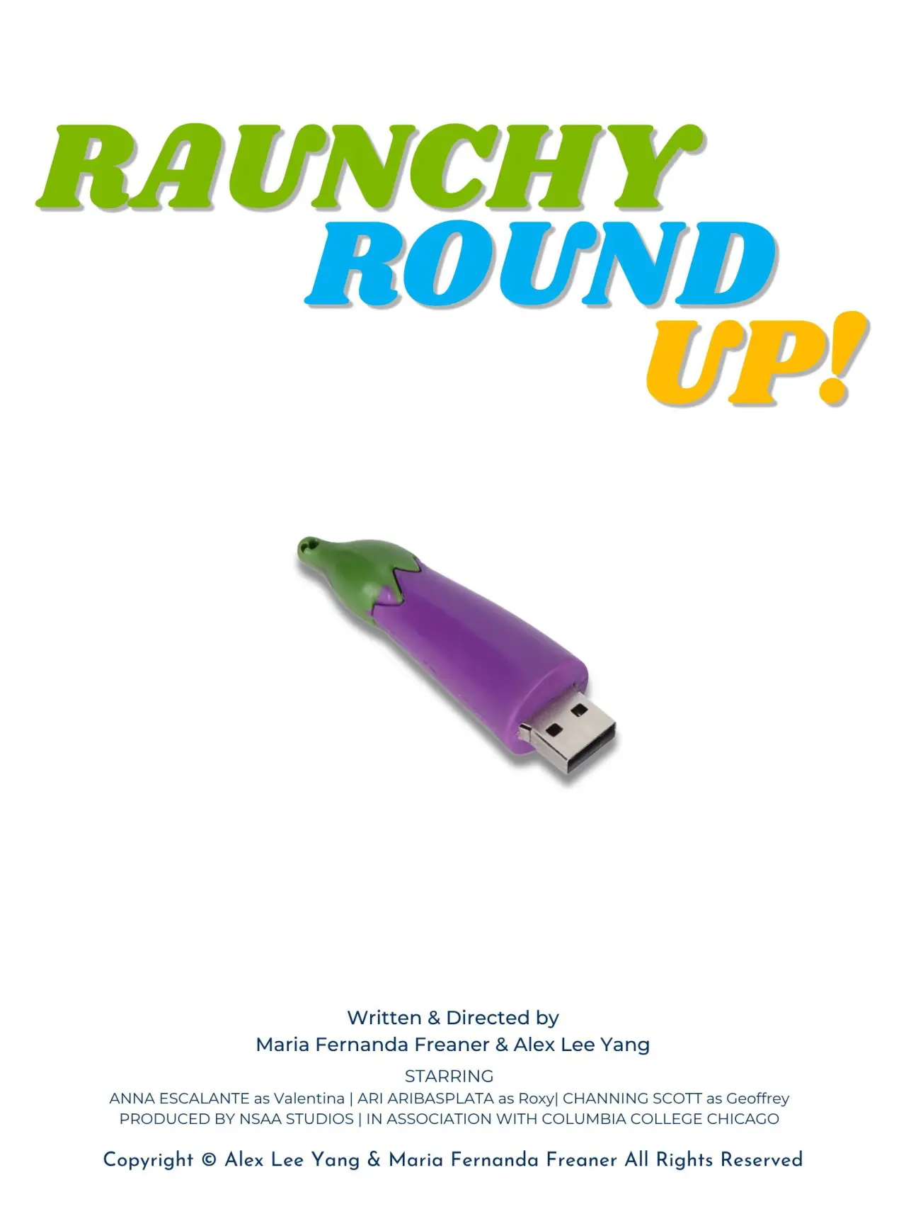 Movie poster "Raunchy Round Up"