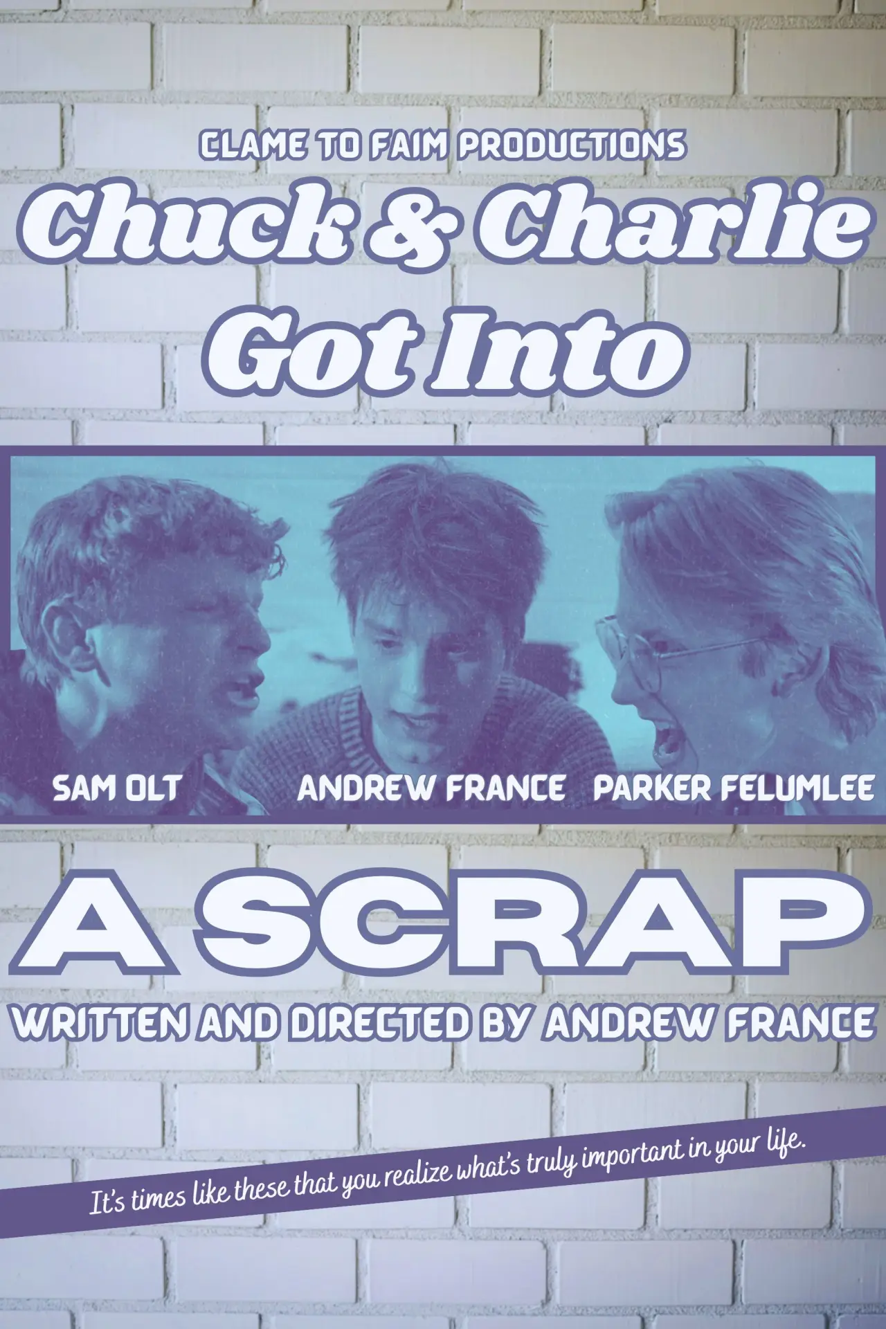 Movie poster "Chuck & Charlie Got Into A Scrap"