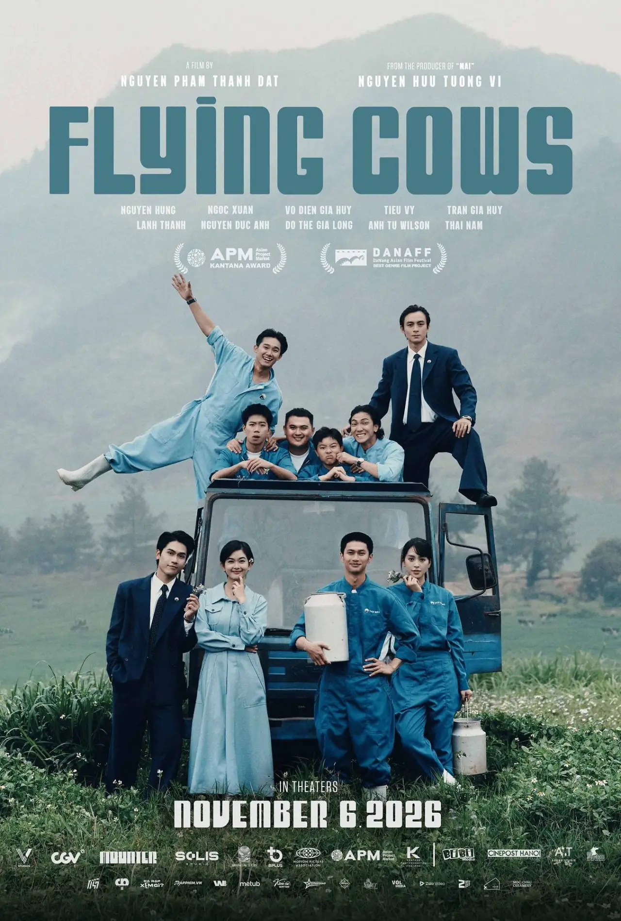 Movie poster "Flying Cows"
