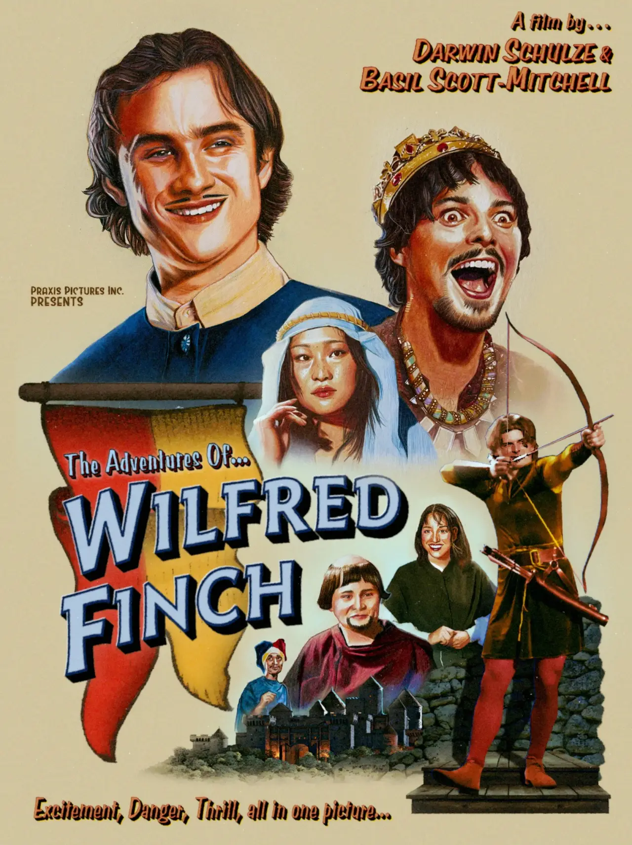Movie poster "The Adventures of Wilfred Finch"
