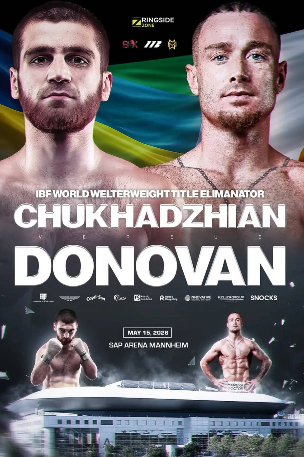 Movie poster "Karen Chukhadzhian vs. Paddy Donovan"