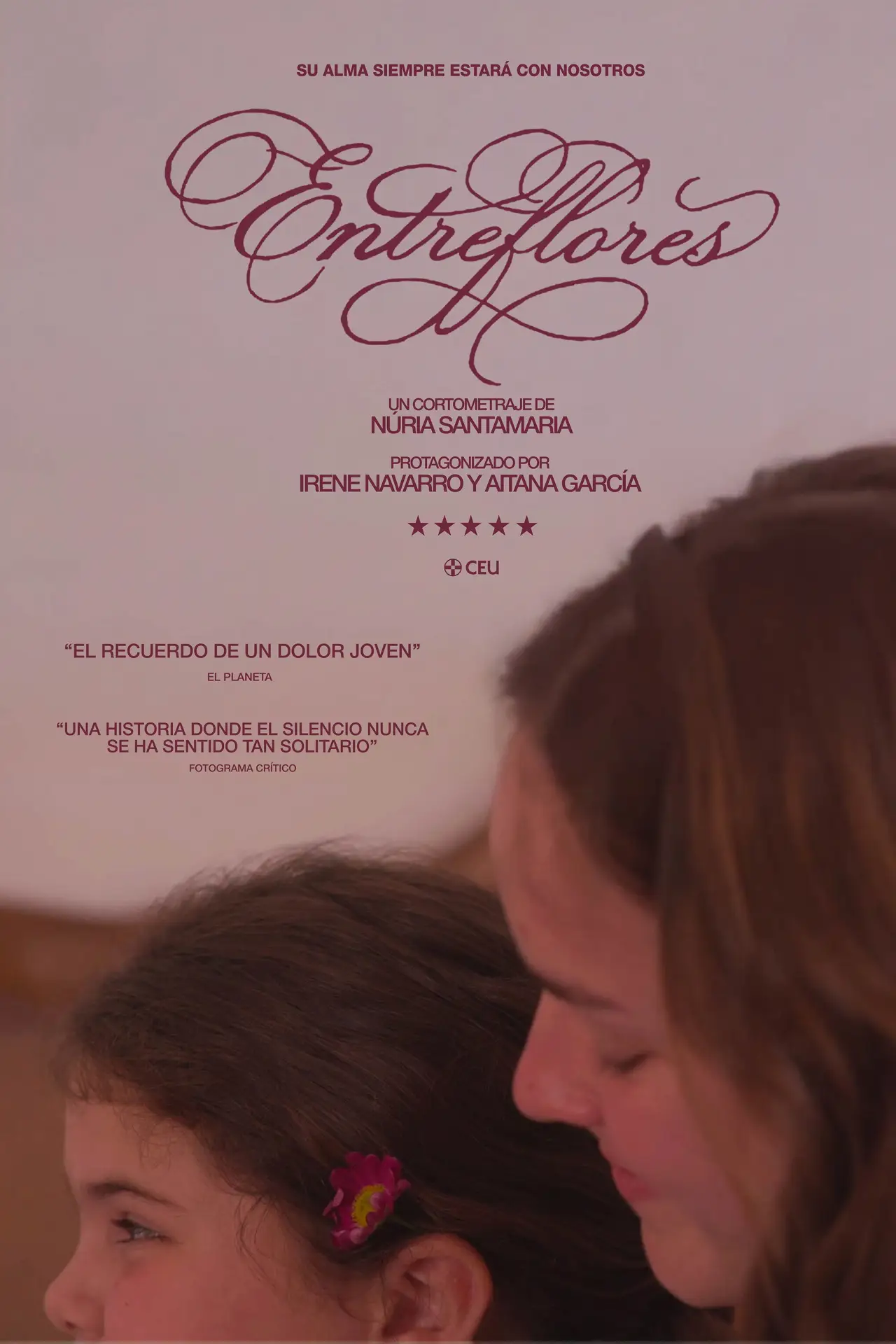 Movie poster "Entreflores"