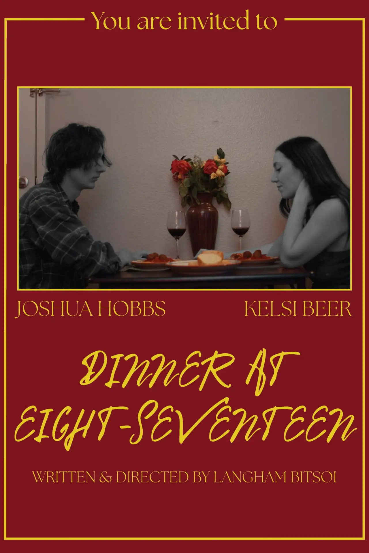 Movie poster "Dinner at Eight-Seventeen"