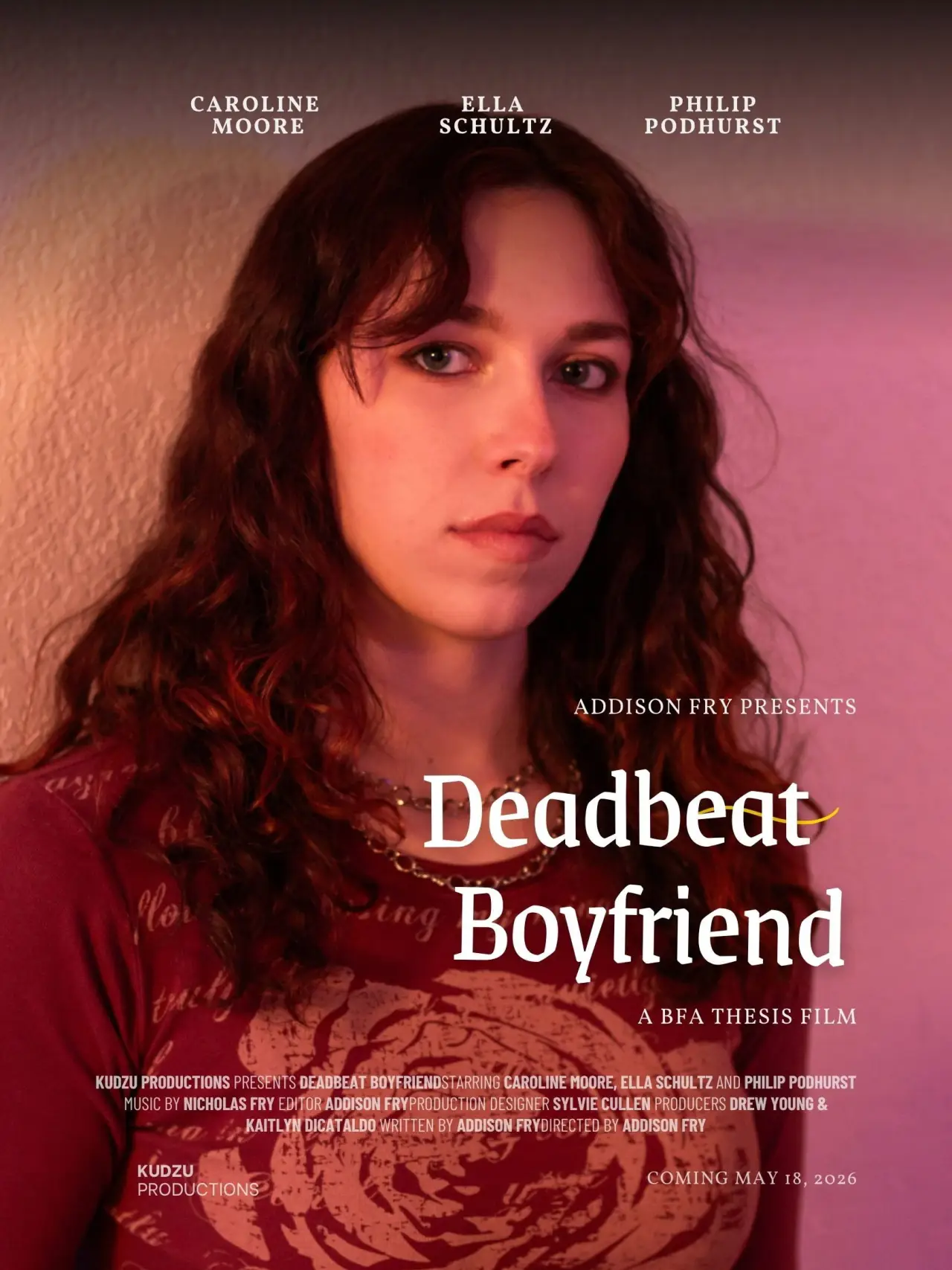 Movie poster "Deadbeat Boyfriend"